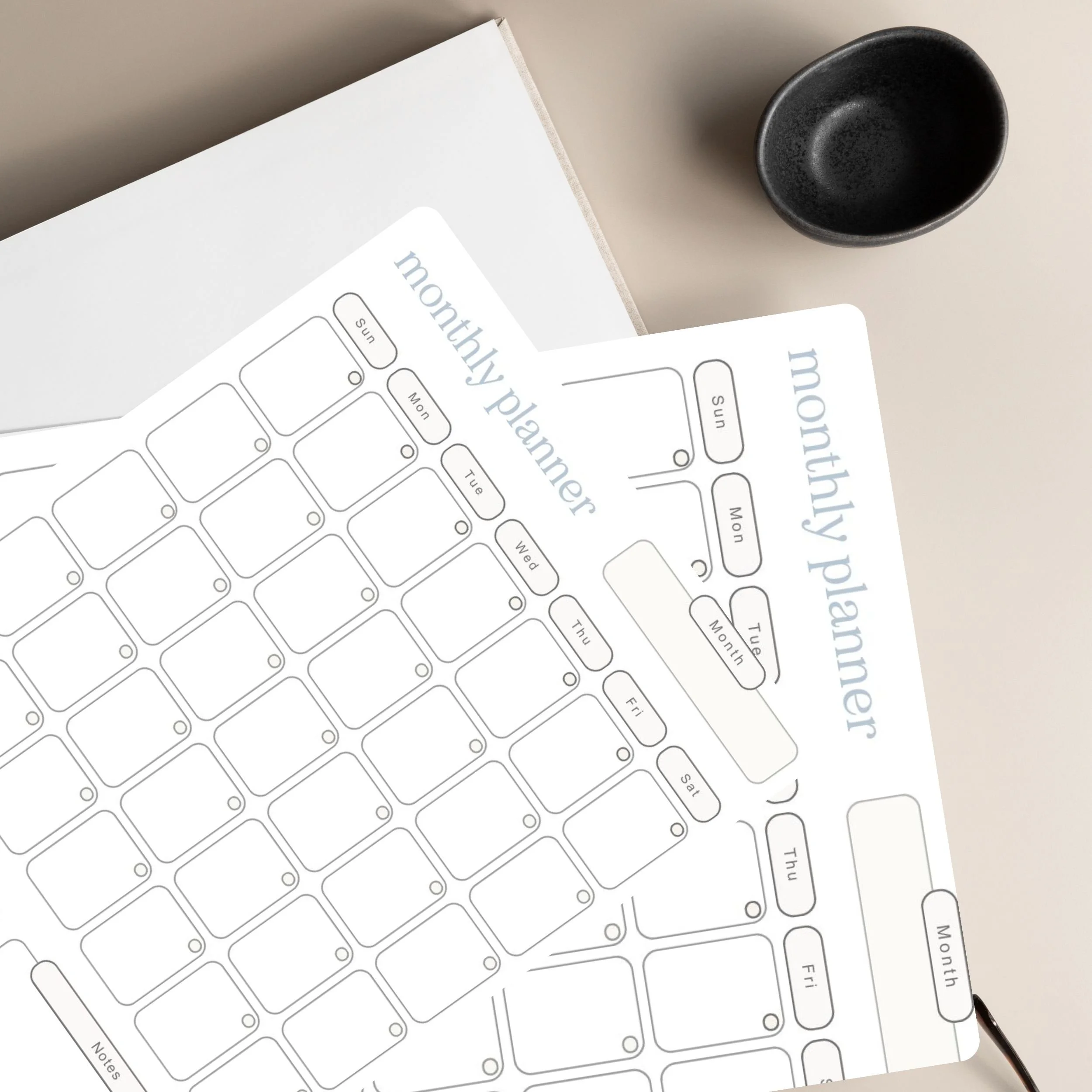 Monthly Planner Memo Pad