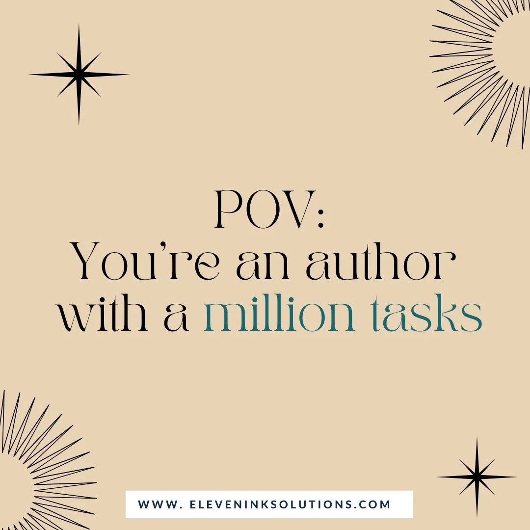 POV: You&rsquo;re an author juggling a million tasks &mdash; inbox overload, ARC management, and the dreaded marketing to-do list. 😵&zwj;💫

But then&hellip; you hit up Eleven Ink. 💡 Now your only focus? Sipping coffee and diving into your fictiona