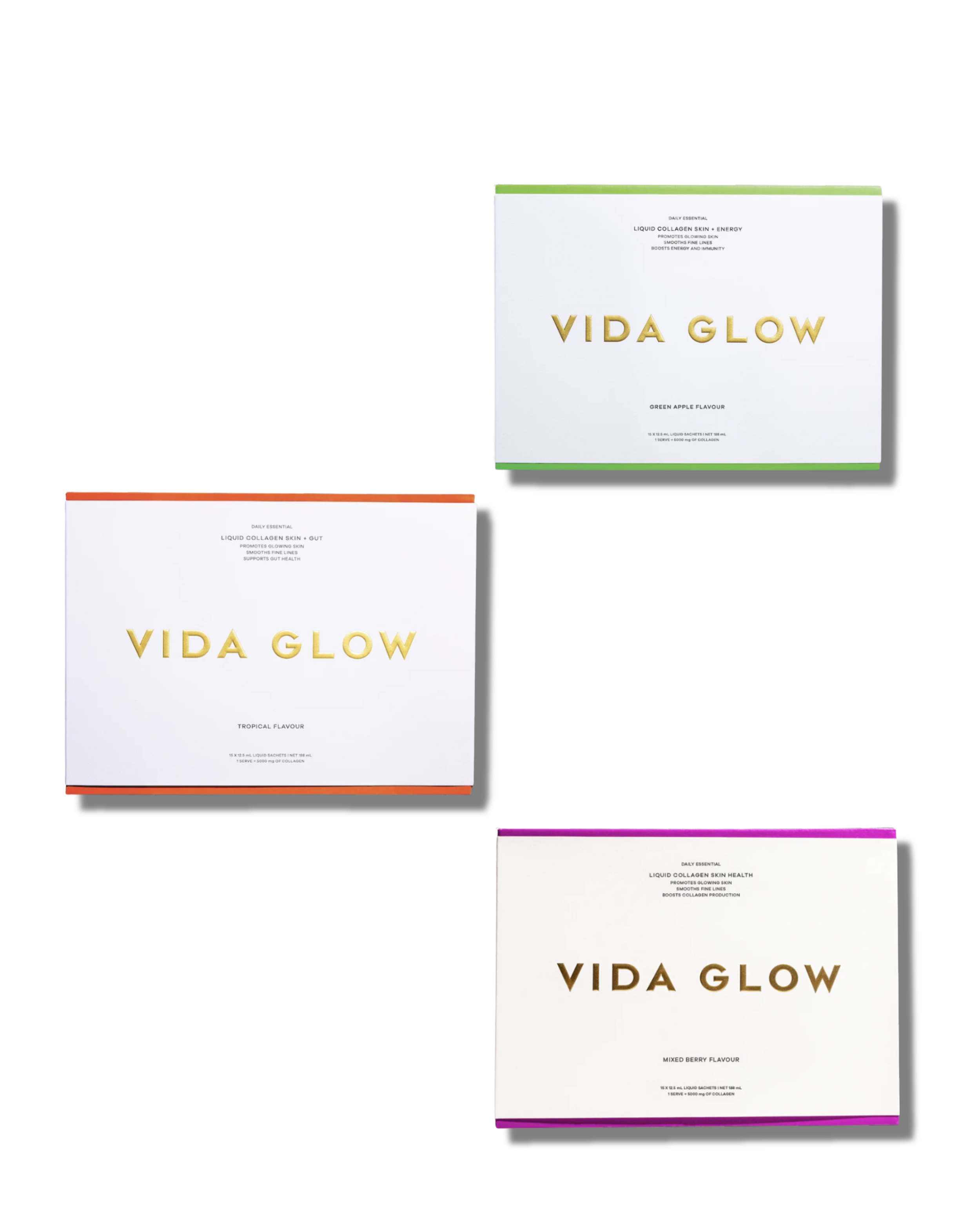 Vida Glow Liquid Collagen Skin + Energy Supplement