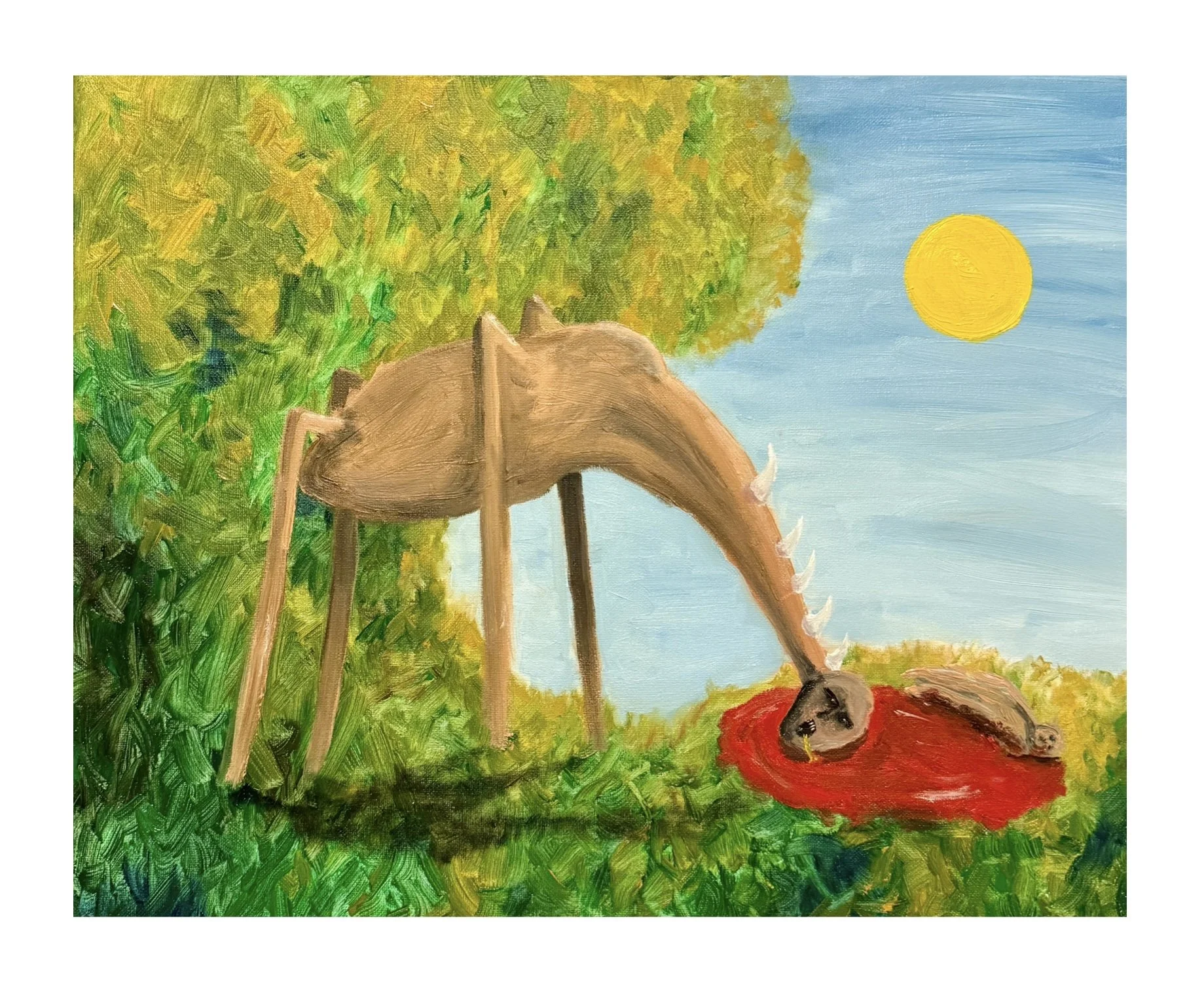 The Thirsty one
20" x 16" (2026)