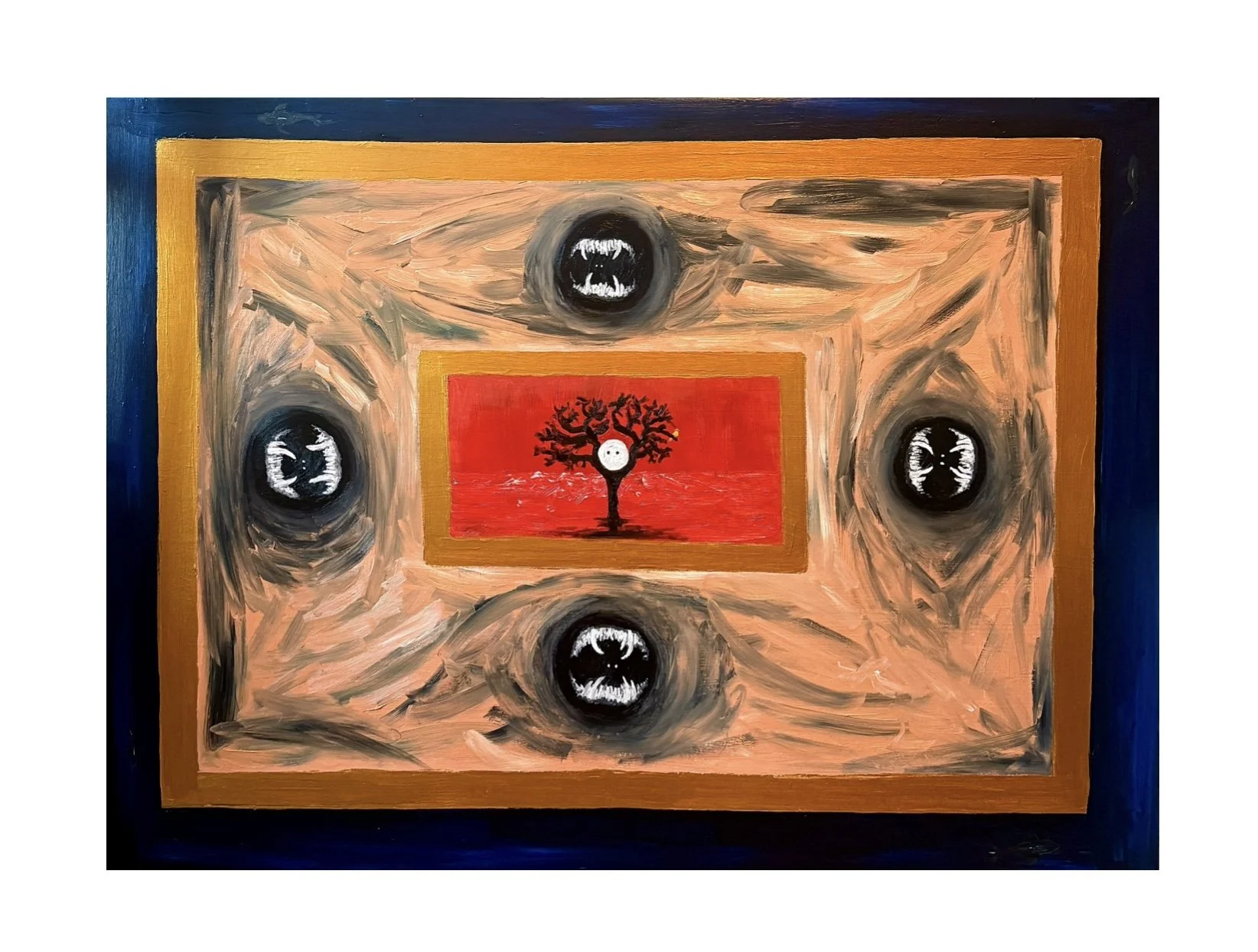 The Walled Garden (Shark Proof)
40" x 30" (2025)