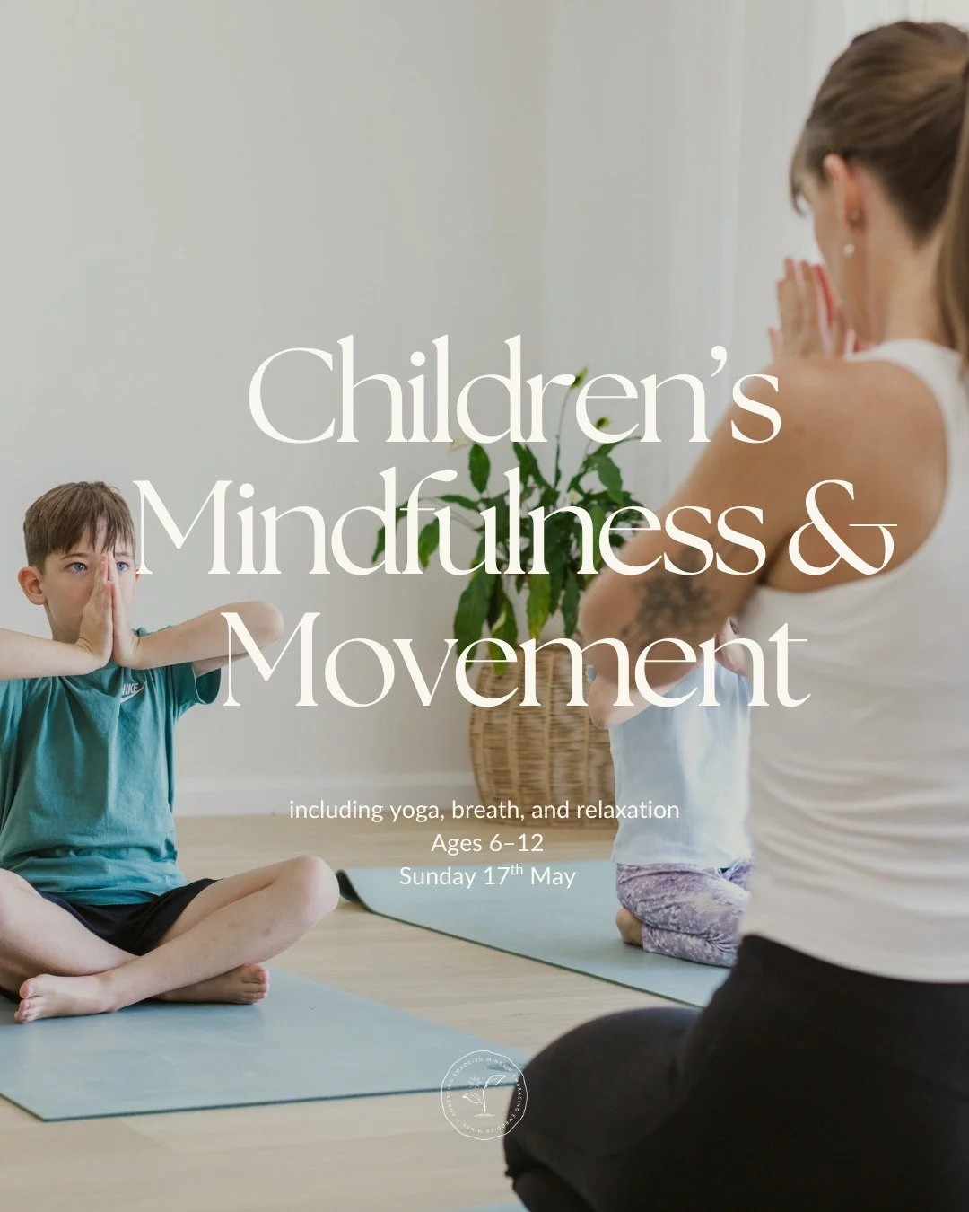 Children don&rsquo;t need to be told to calm down&hellip;
they need to be shown how to feel their way there.

Our Kids Mindfulness &amp; Movement Session is a playful and supportive space for children to explore their bodies, energy, and emotions thr