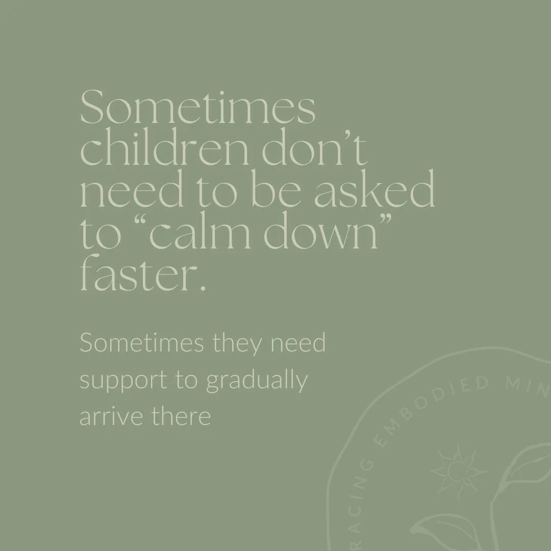 Lately, I&rsquo;ve been reflecting deeply on transitions within children&rsquo;s environments.

So often children are expected to move straight from high energy moments into stillness &mdash; yet many nervous systems need support to gradually arrive 