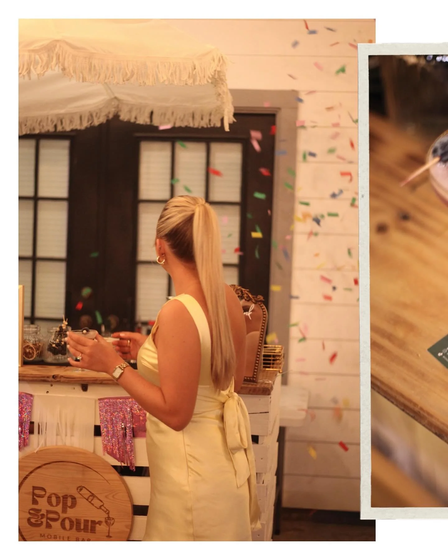 Cheers to 21 years! 🥂✨ 

We had the best time celebrating Alleigh&rsquo;s milestone birthday with custom cocktails + the perfect Pop &amp; Pour setup. Here&rsquo;s to many more nights worth remembering! 💕 

#Finally21 #PopAndPour #BlueberryLemonDro