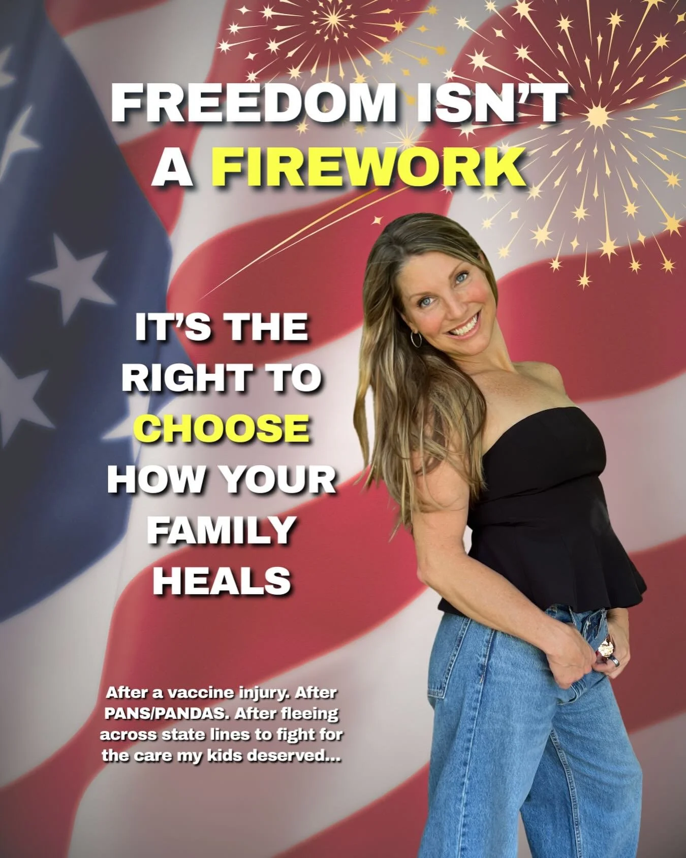 Everyone&rsquo;s talking about freedom today. 🇺🇸

Let me tell you what freedom actually means to me.

I couldn&rsquo;t care less about having a day off work or the fireworks in the sky.

Freedom is a parent being allowed to choose the doctors and t