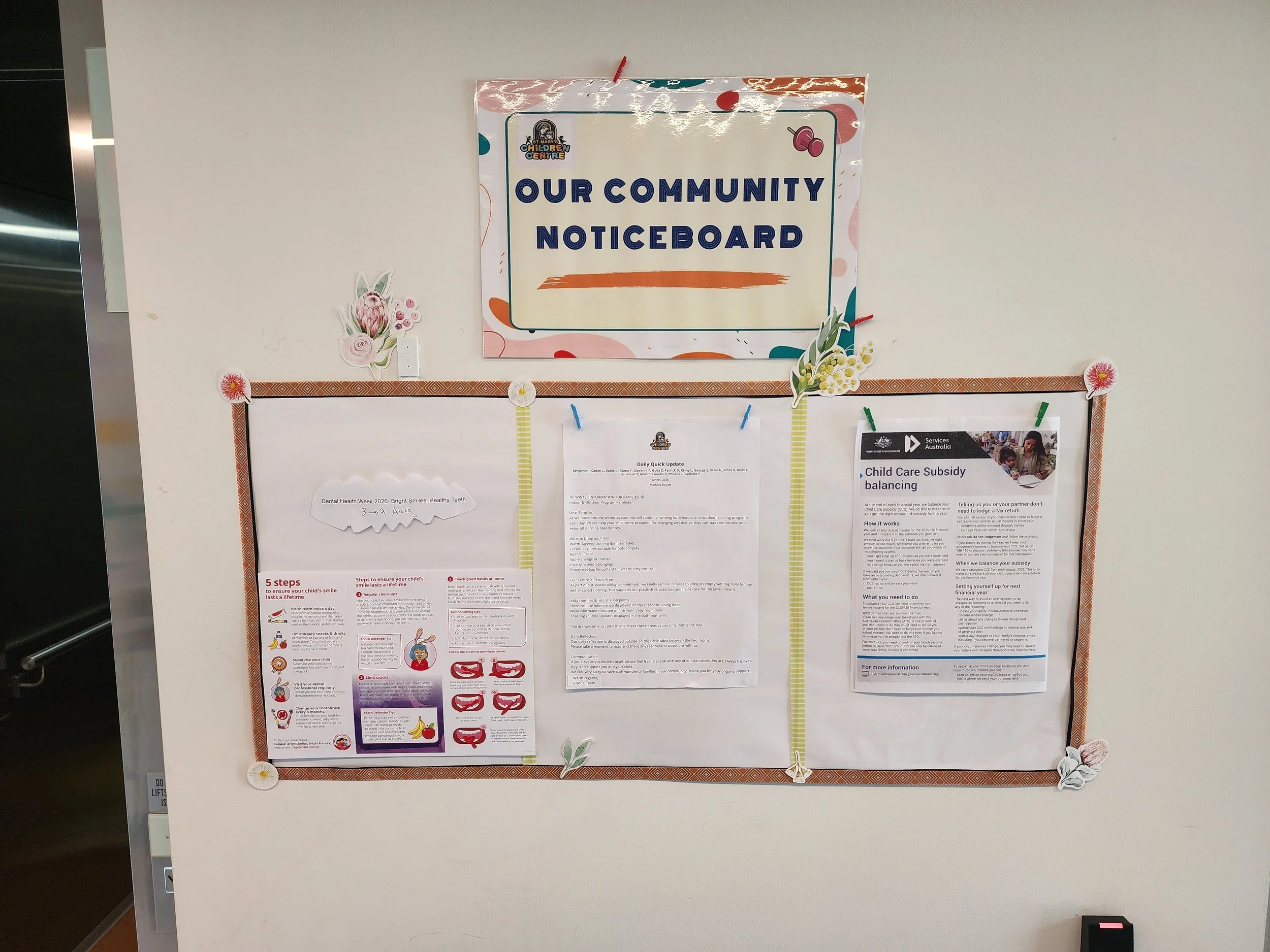 STMCC - Community Noticeboard