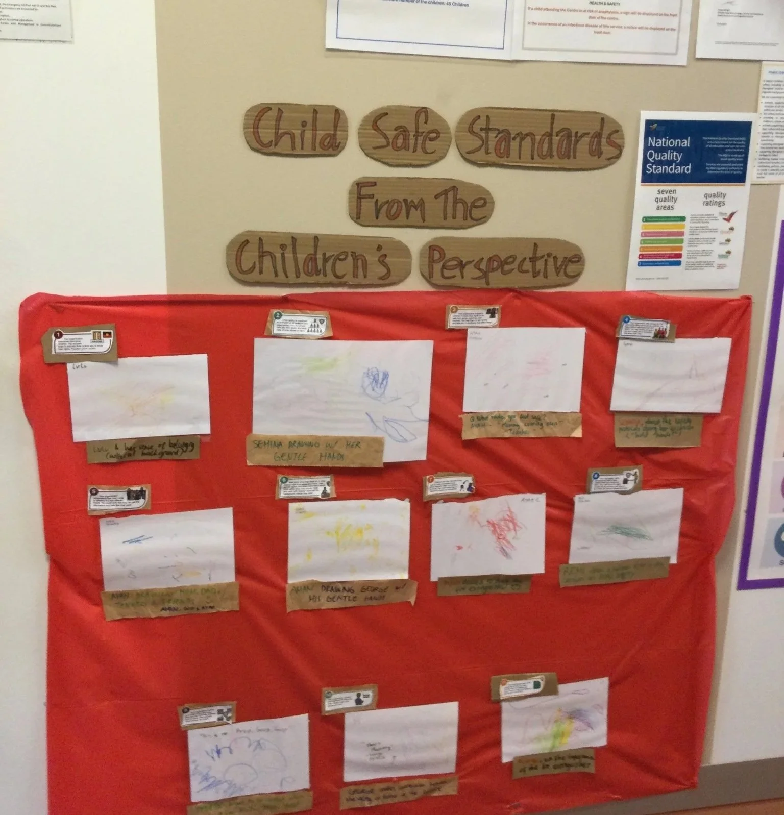 Child safe standards_child perspective at St Mary's Children Centre.