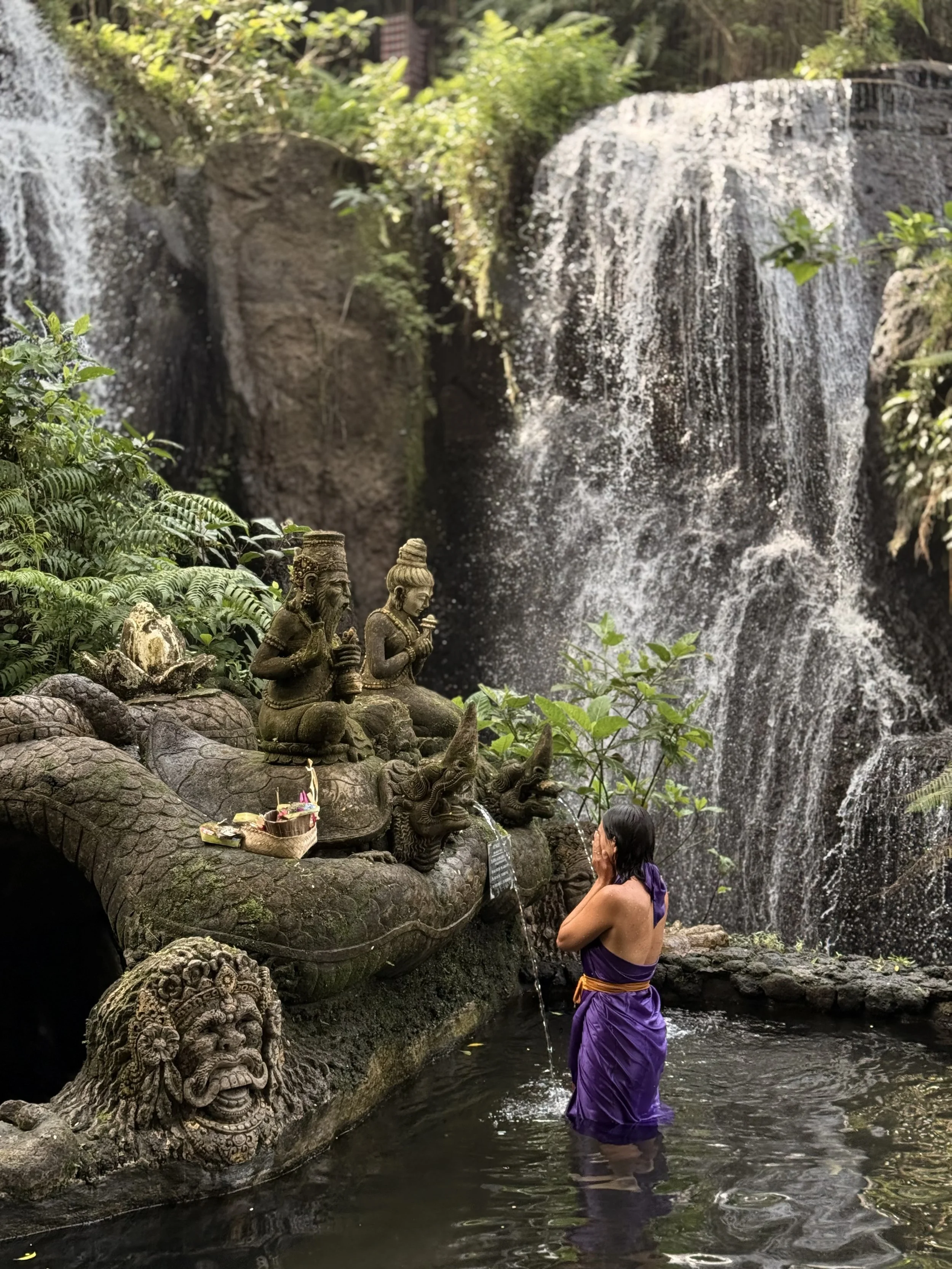 MELUKAT IN BALI: MY WATER PURIFICATION CEREMONY AT BEJI GRIYA WATERFALL &amp; SELF-GUIDED RETREAT