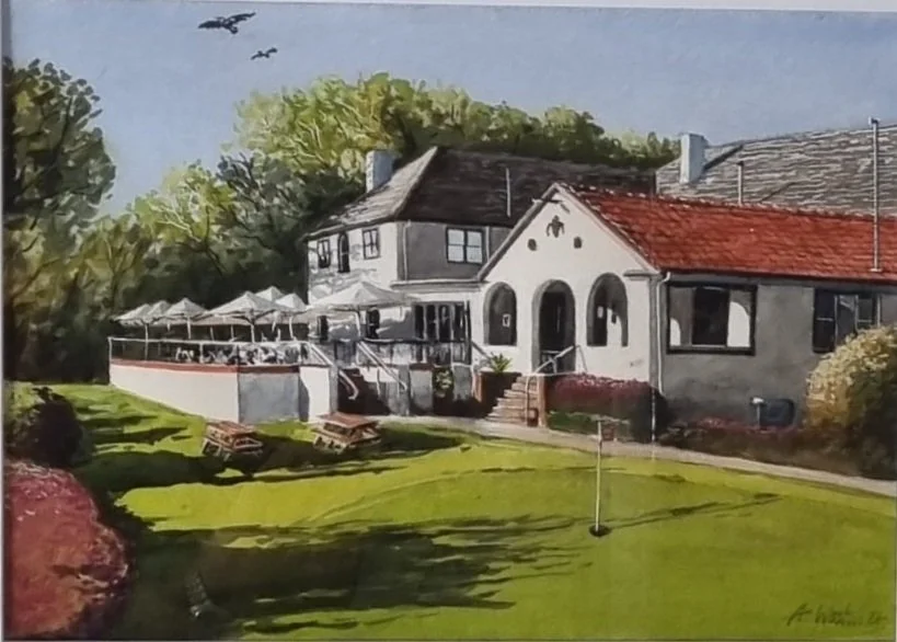 Dormie House Moss Vale - watercolour - 620x450mm