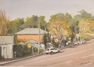Historic Old Berrima - watercolour 450x320mm