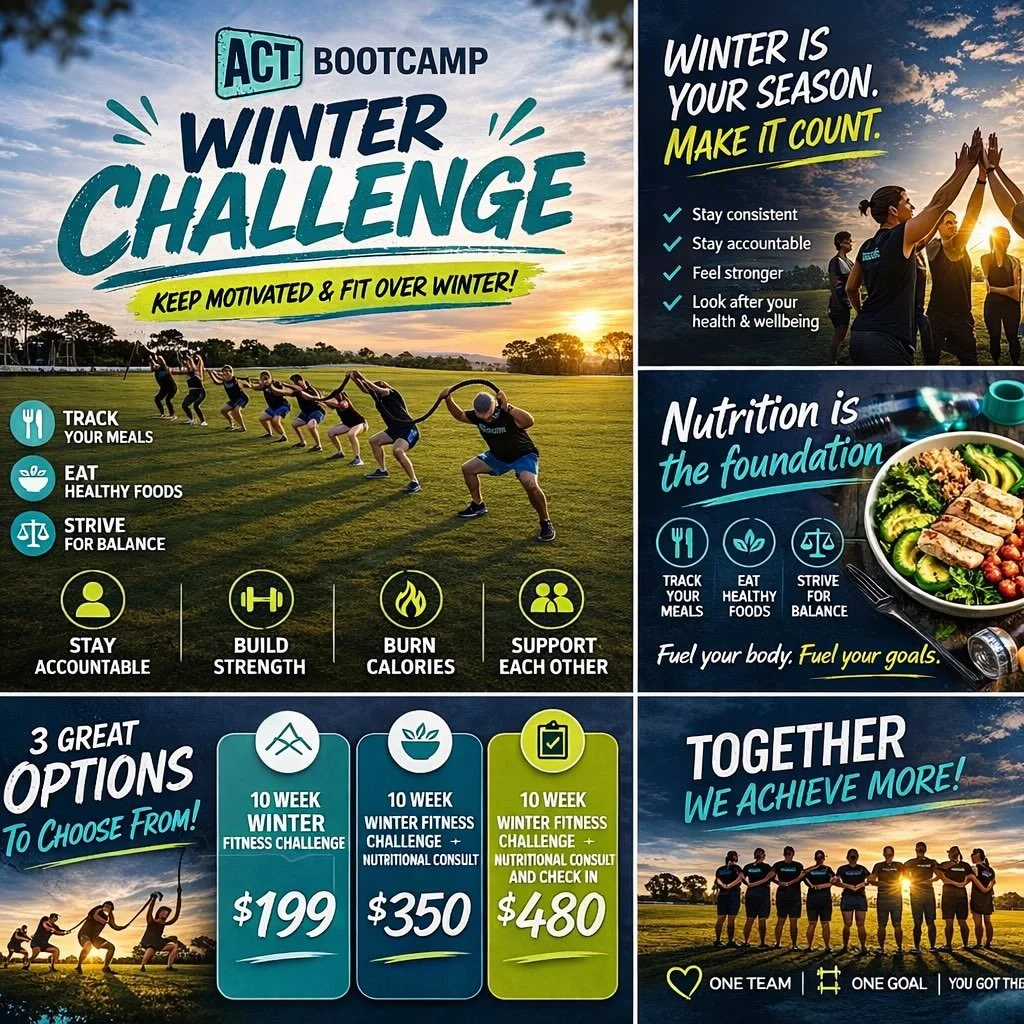 🔥 OUR WINTER CHALLENGE IS HERE - JOIN NOW🔥

Winter is the season where results are made.

Stay motivated, build strength, improve fitness and keep each other accountable over the colder months with our 10 Week Winter Challenge starting June 22 💪

