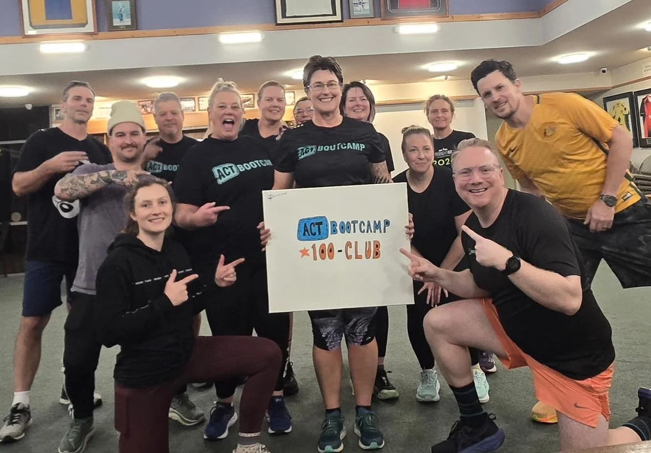#milestonemoments 

We have inducted our first member into the #100club 🏆

Cas joined us on February 24 2025 and has been smashing out sessions ever since! Coming along rain, hail or shine&hellip;literally &ldquo;we all remember the session in the p