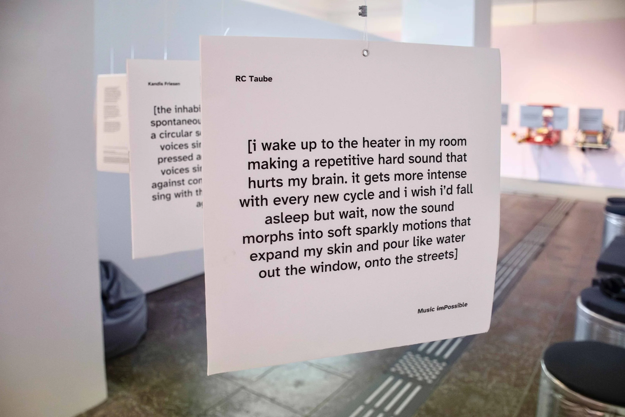 Vinyl 5: [i wake up to the heater in my room making a repetitive hard sound that hurts my brain. it gets more intense with every new cycle and i wish i’d fall asleep but wait, now the sound morphs into soft sparkly motions that expand my skin and pou