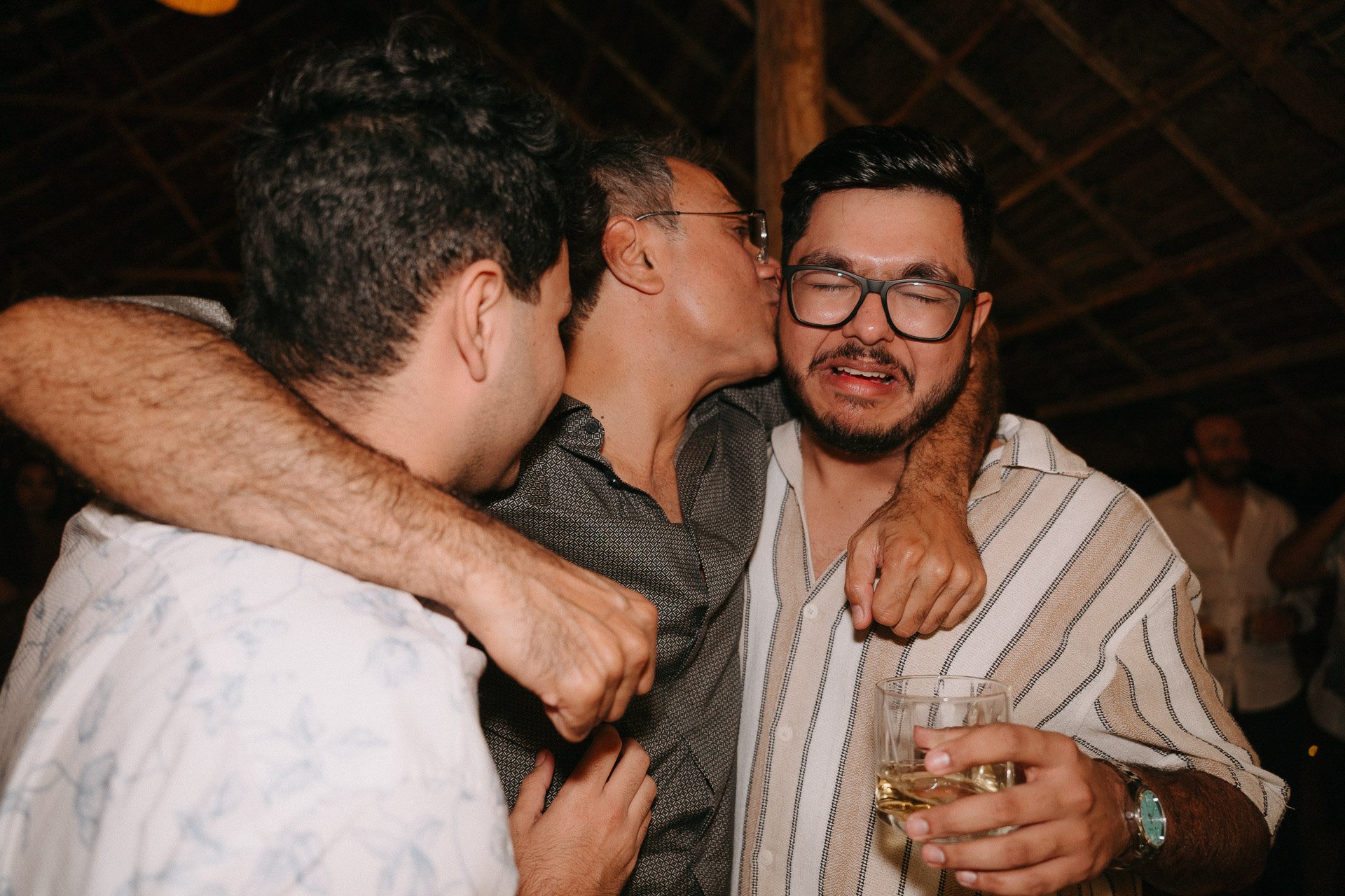 you have to kiss your children for them being so brutally honest about their dad at party!
