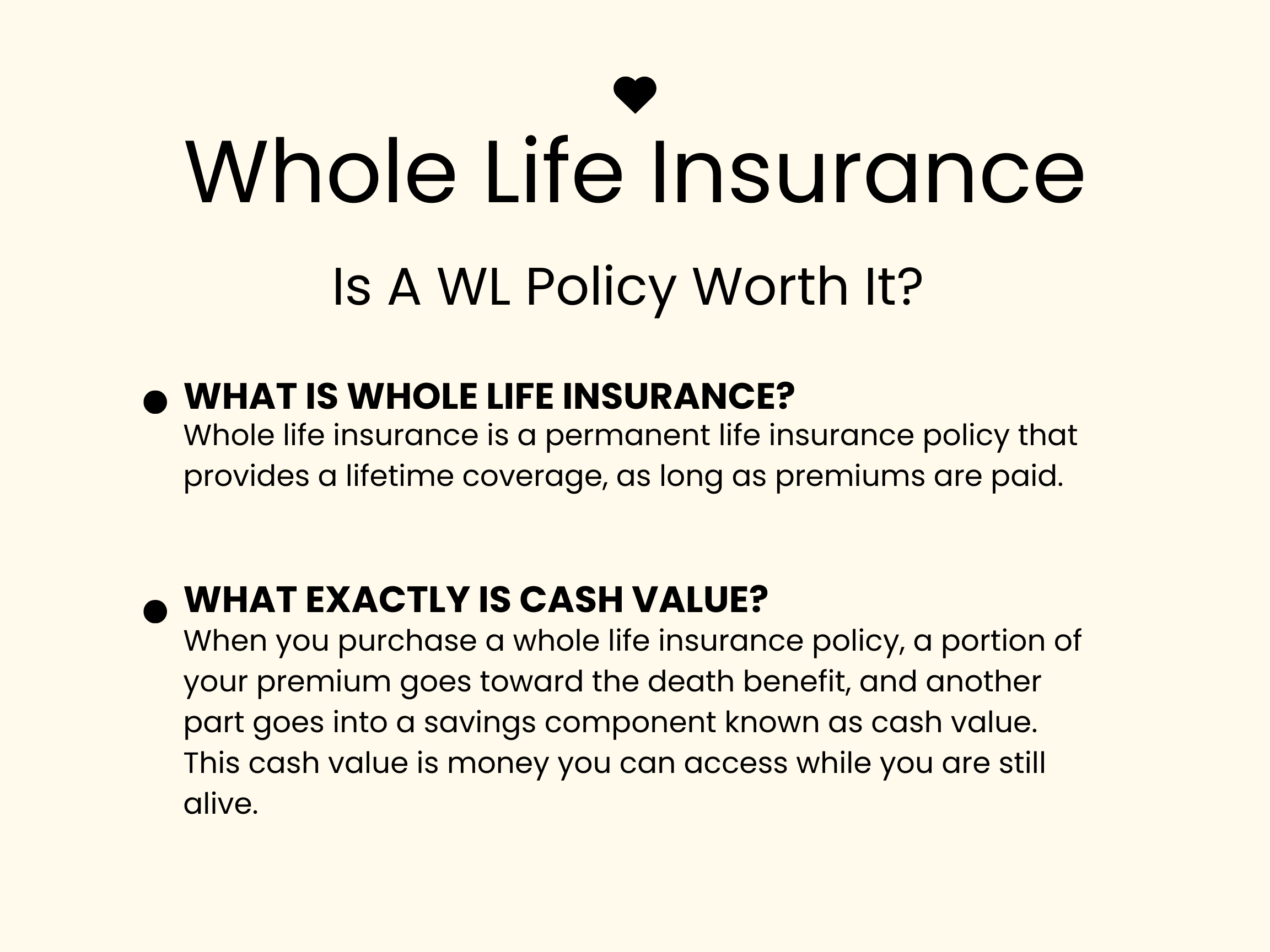 Are Whole Life Insurance Polices Worth The Cost?