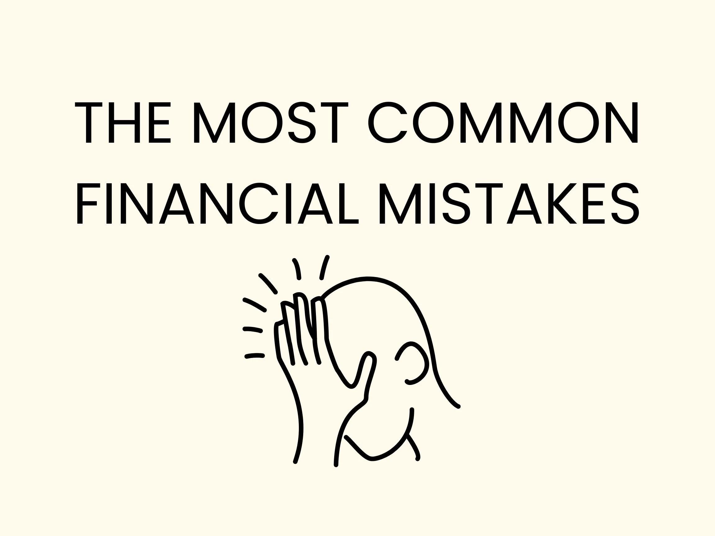 Five Financial Mistakes People Make in Their 20s