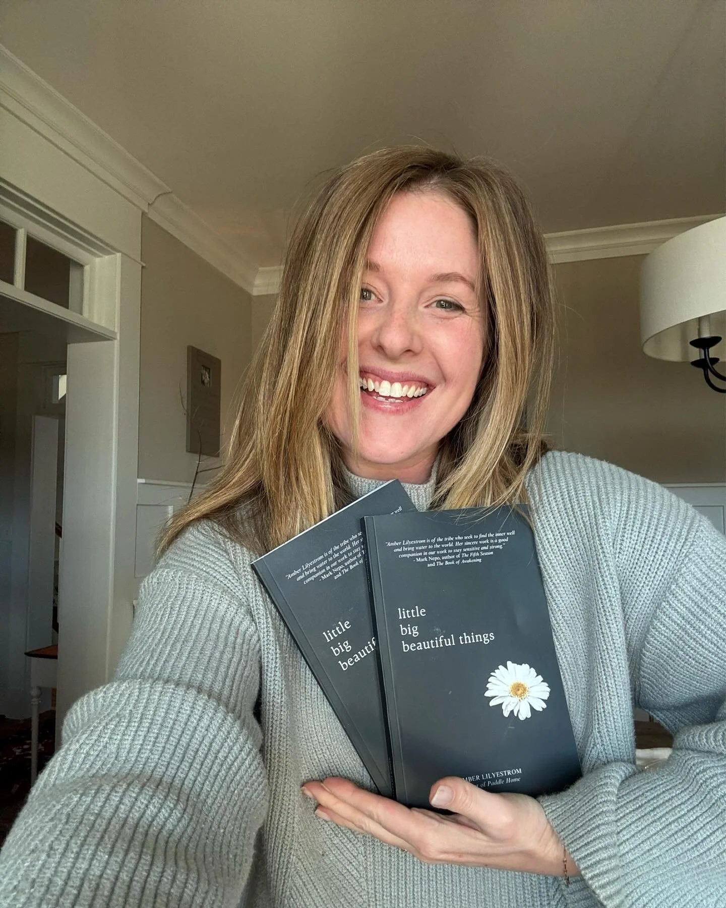 TODAY&rsquo;S the DAY! 🌼🖊️ My beloved friend @amberlilyestrom is releasing her next poetry book, &ldquo;Little Big Beautiful Things.&rdquo;

If you know Amber, you know her heart for the sacred and the beautiful. This book is a testament to her wil