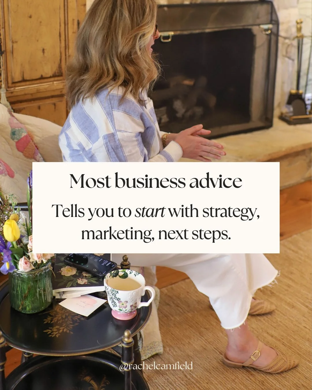 When we start with creating safety within yourself instead of jumping straight into strategy, something shifts. 🌸

If you came to me feeling overwhelmed and unclear in your business, I wouldn&rsquo;t ask you to force your clarity. 

Instead, we woul