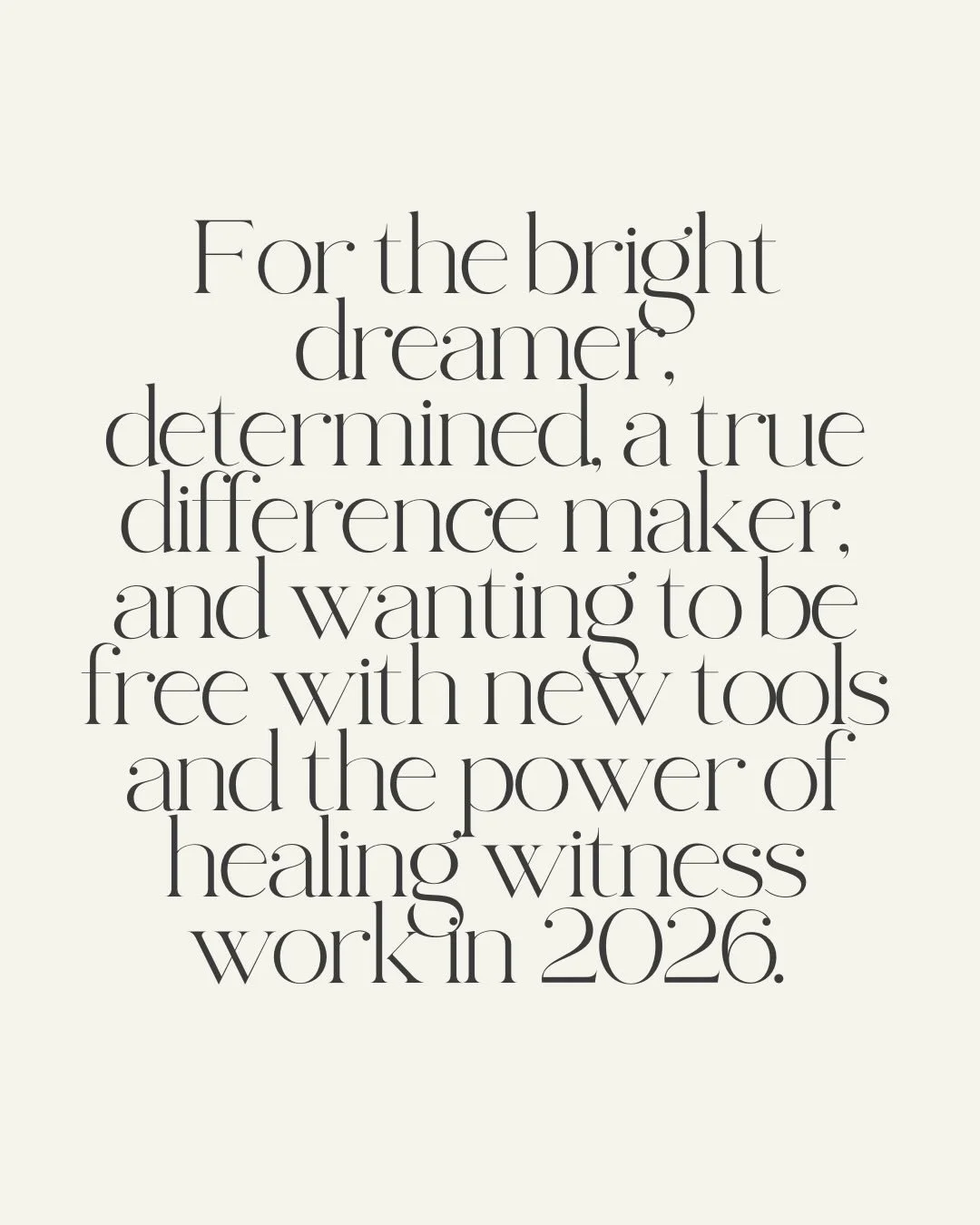 When I said why we begin this work in winter, about why starting deeply reflective work now is rewiring your foundation for 2026, I didn&rsquo;t realize it would coincide with a national snow and ice storm. 😳

With that said, we have time. ❄️ Please
