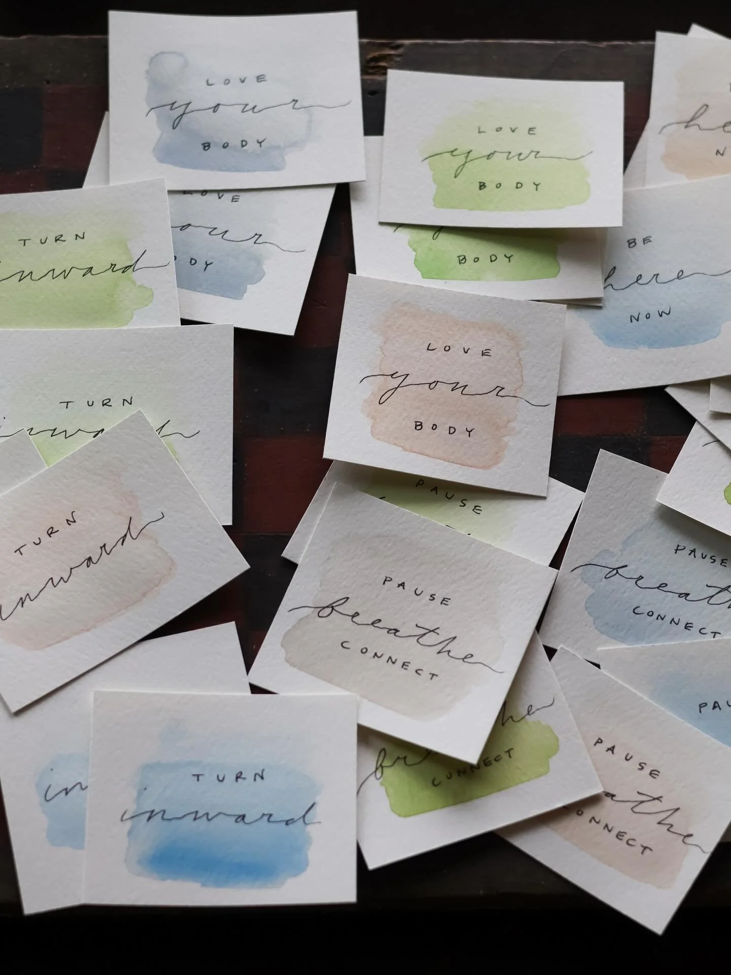 6 years of Art Cards 🤍 What started as a creative project to place sentiments and reminders around my home and tuck little love notes in the mail, continues to draw me near to the practice of making each card by hand and with love.

This week, I&rsq