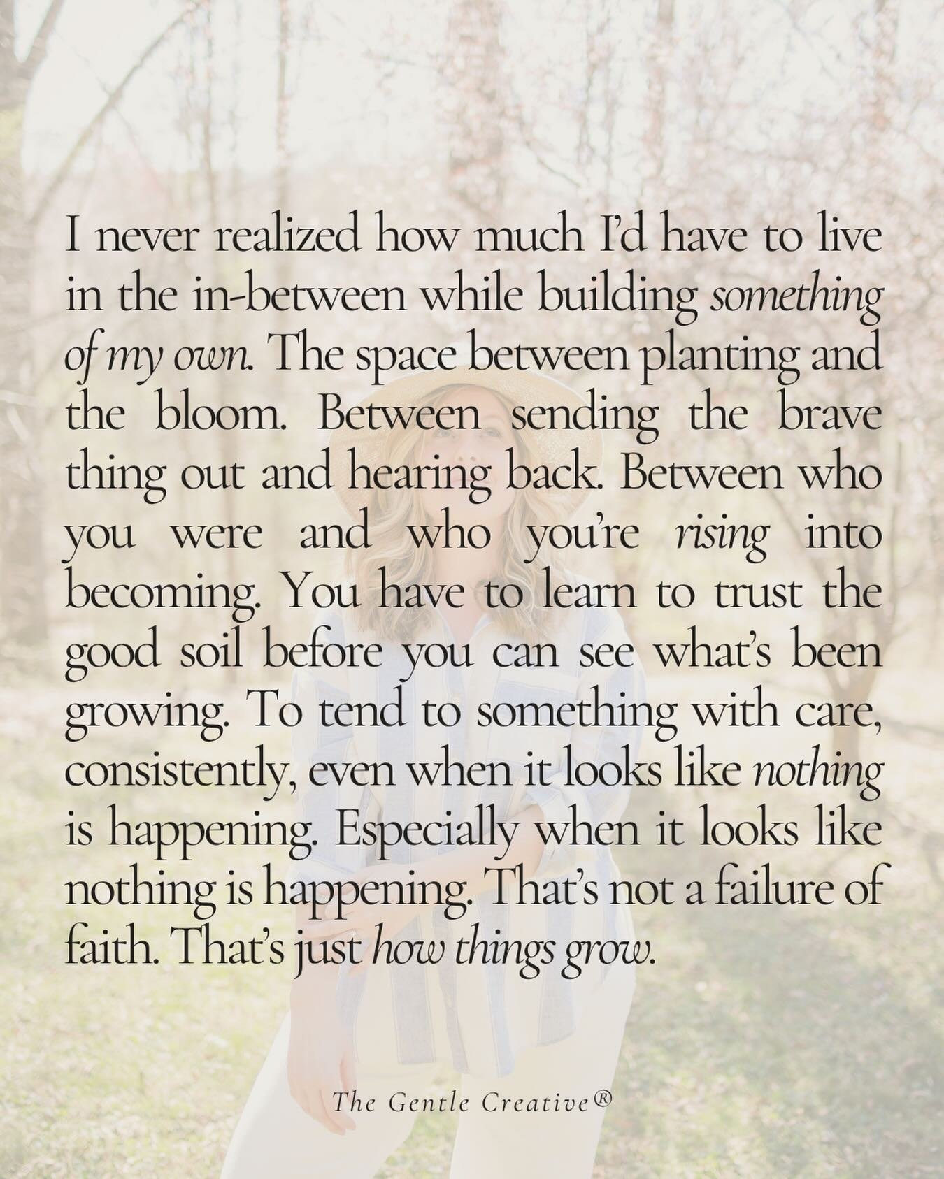 I spent the morning chaperoning my son&lsquo;s field trip to the most beautiful garden nursery. All of the plants are in their peak spring moment. Blooms everywhere and herbs spilling out of pots. And I was reminded we each to get to have our own mom