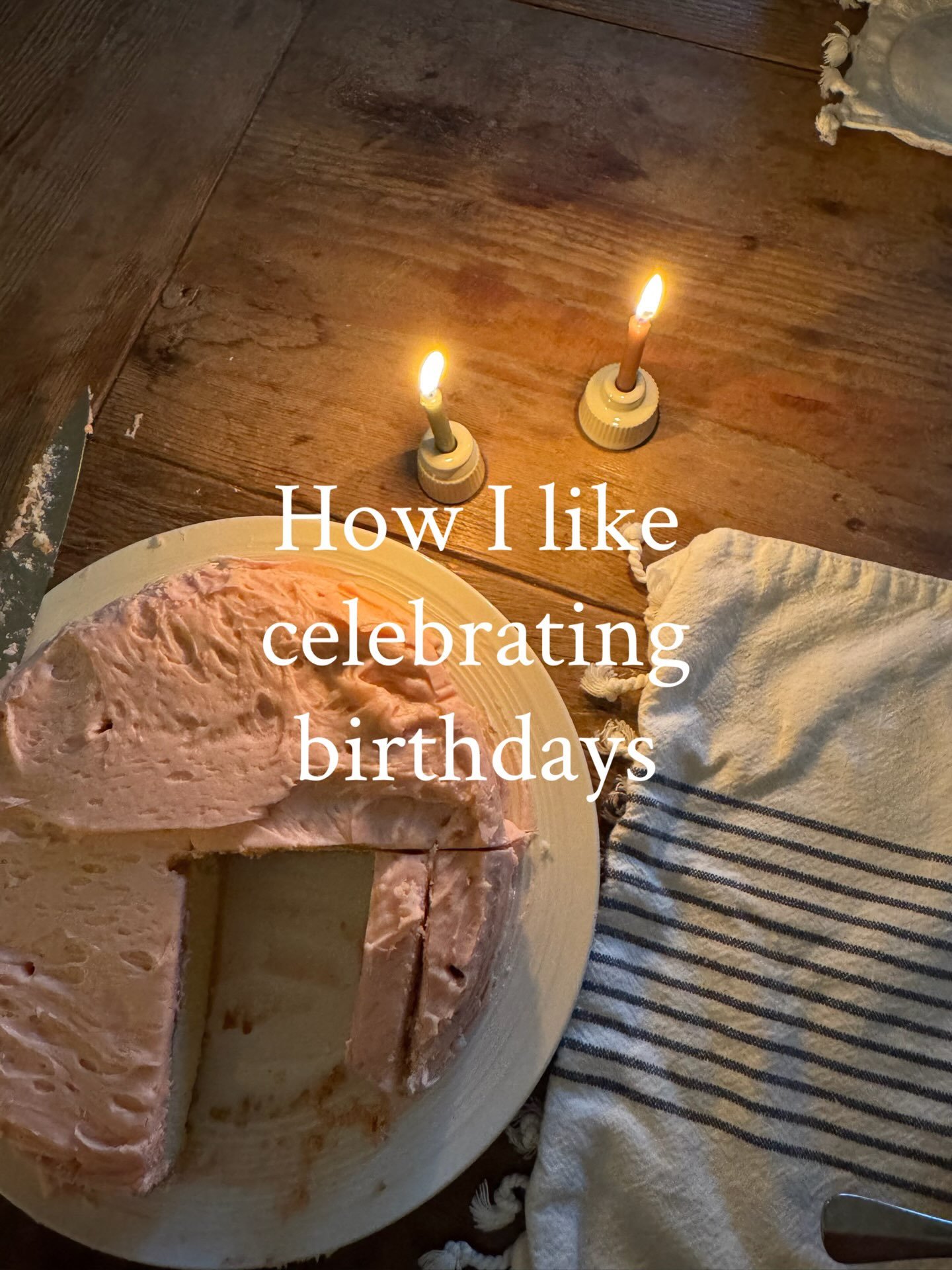 This almost October birthday girl couldn&rsquo;t be feeling any luckier in this life 🎂🍂🕯️🍎

What if a birthday is a chance for you to take in the view of your life, your devotions, your one-of-a-kind sparkle? 

Thankful for reaching these sandy s