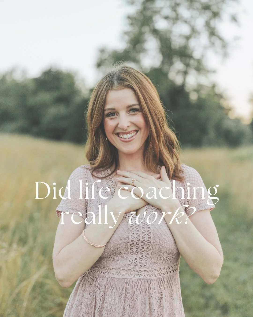 When I first discovered life coaching, it was like the next season of my life was calling me forward. Who I had been being would not take me into the future I wanted to create. 💗✨
&nbsp;
Sometimes, all you need is one other person who is passionate 