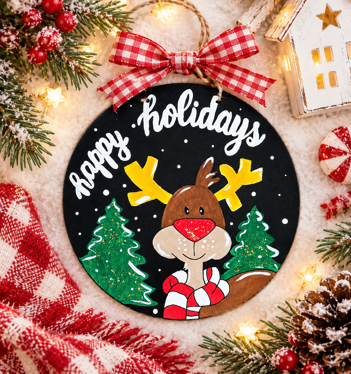 Happy Holidays Painting Party