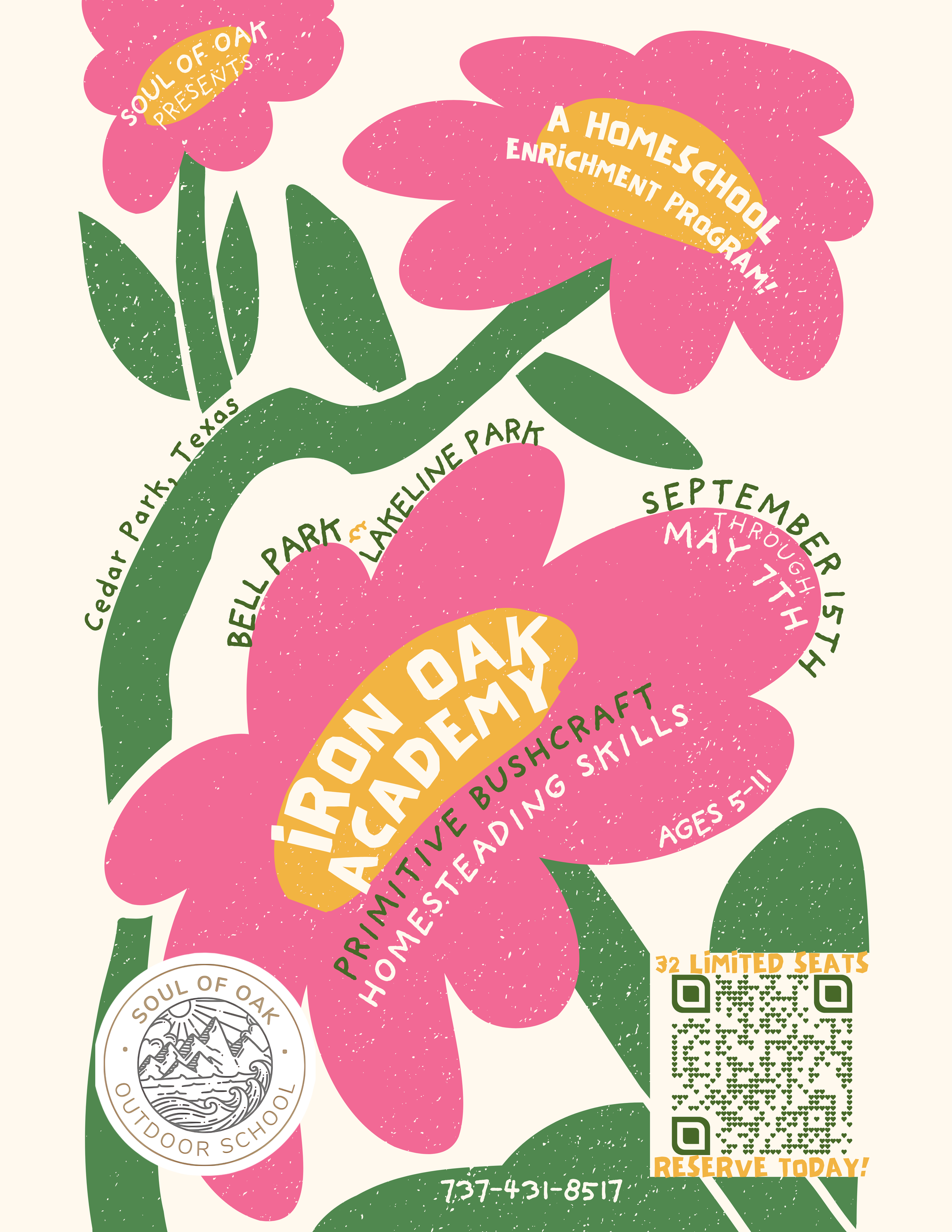 Pink and Green Playful Spring Festival Flyer.png