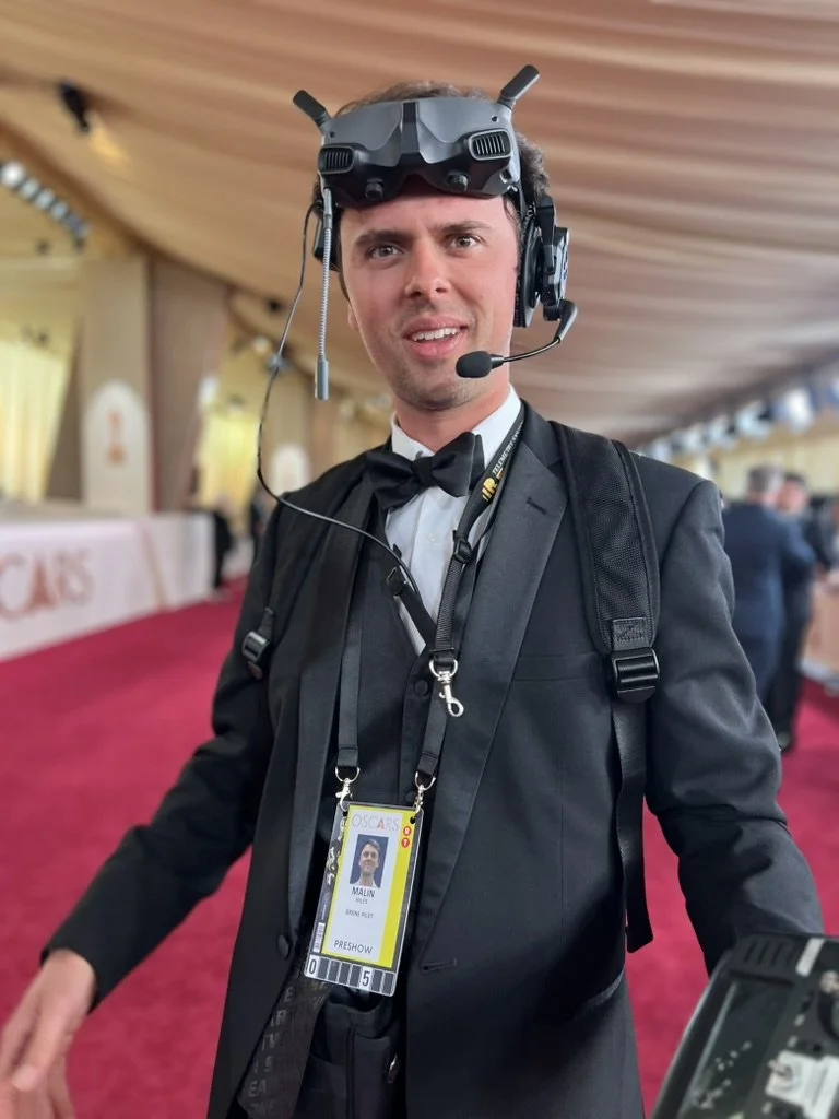 Malin Hiles, FPV drone pilot and camera operator in Los Angeles