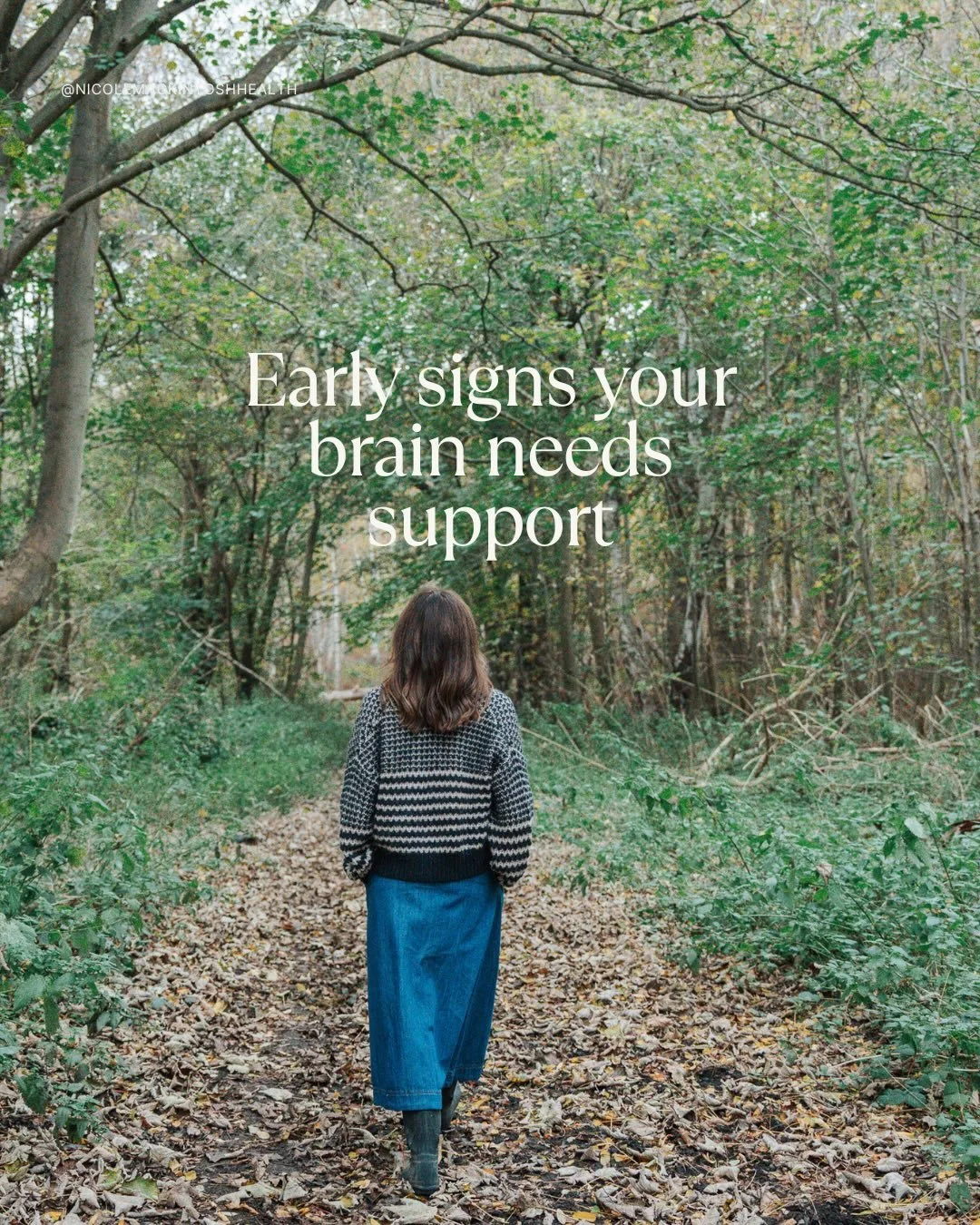 The brain doesn&rsquo;t shout, it tends to whisper before symptoms appear.

January can be a natural pause point to tune in and listen - a chance to notice how you&rsquo;re really feeling after a busy season.

Feeling overwhelmed, tired, foggy, or mo