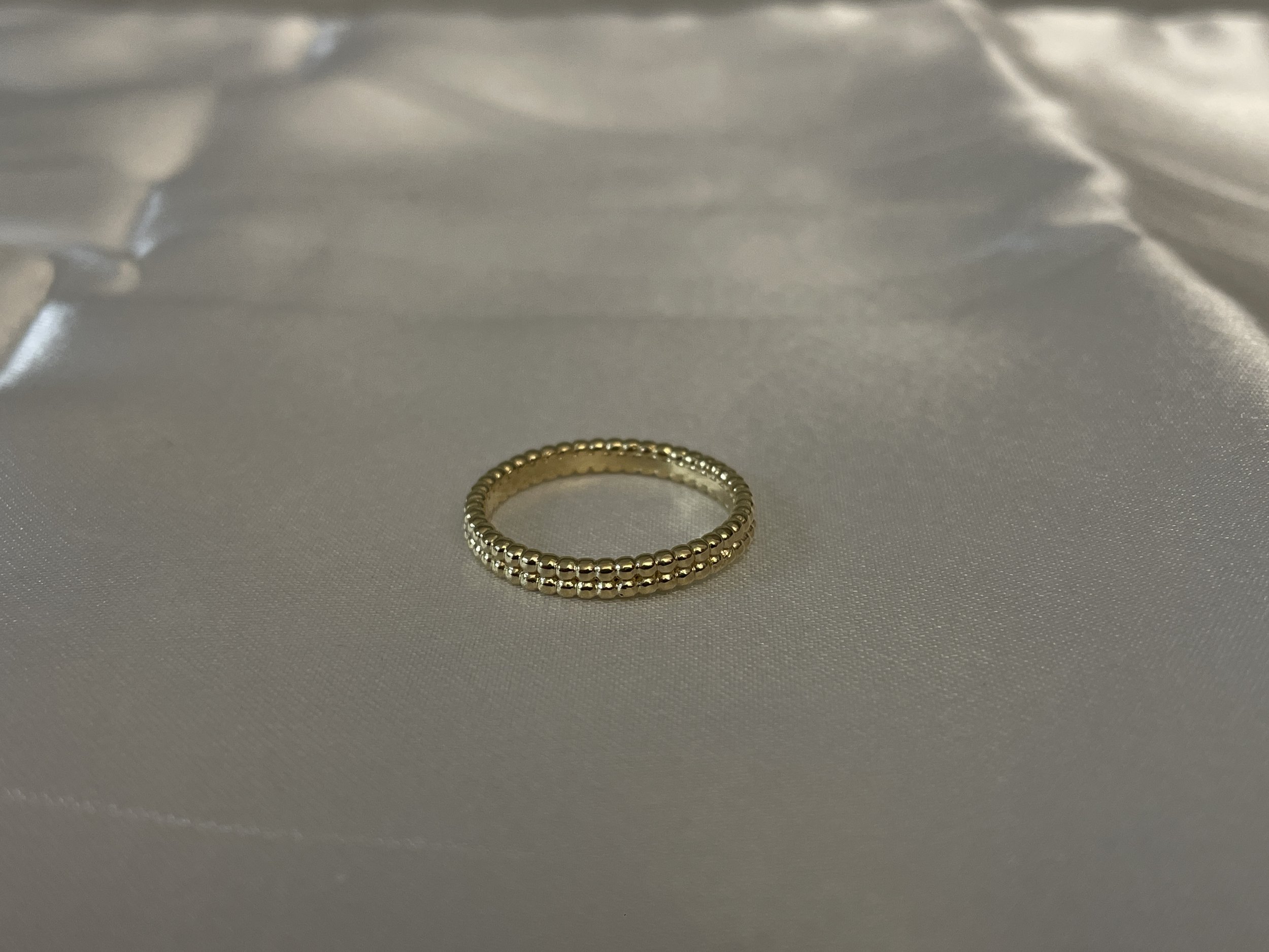 Double Beaded Band Ring