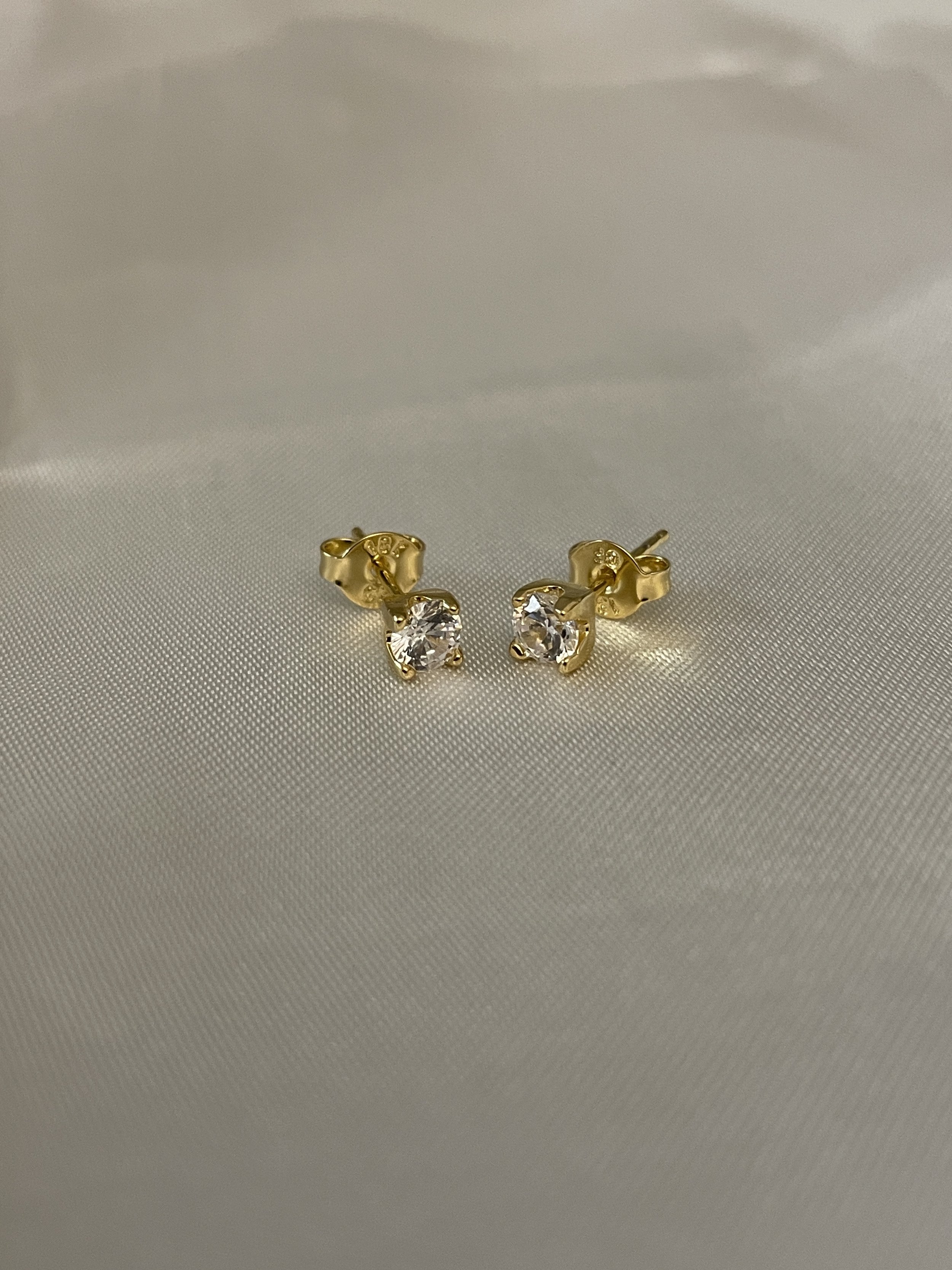 Cubic Zirconia Stud Earrings