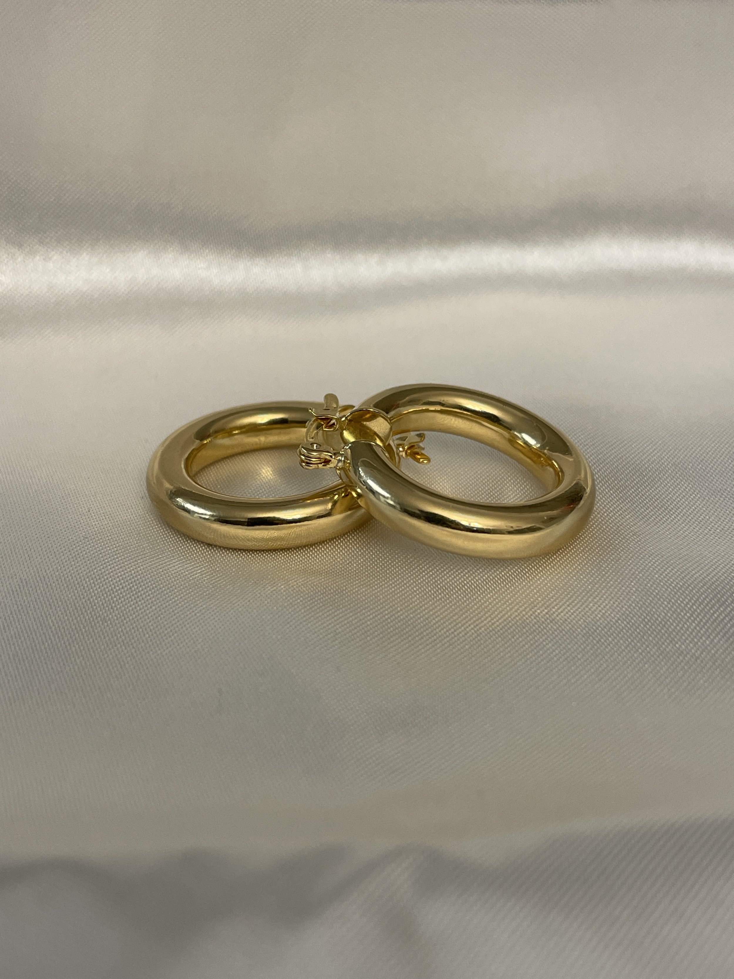 Tube Hoop Earrings