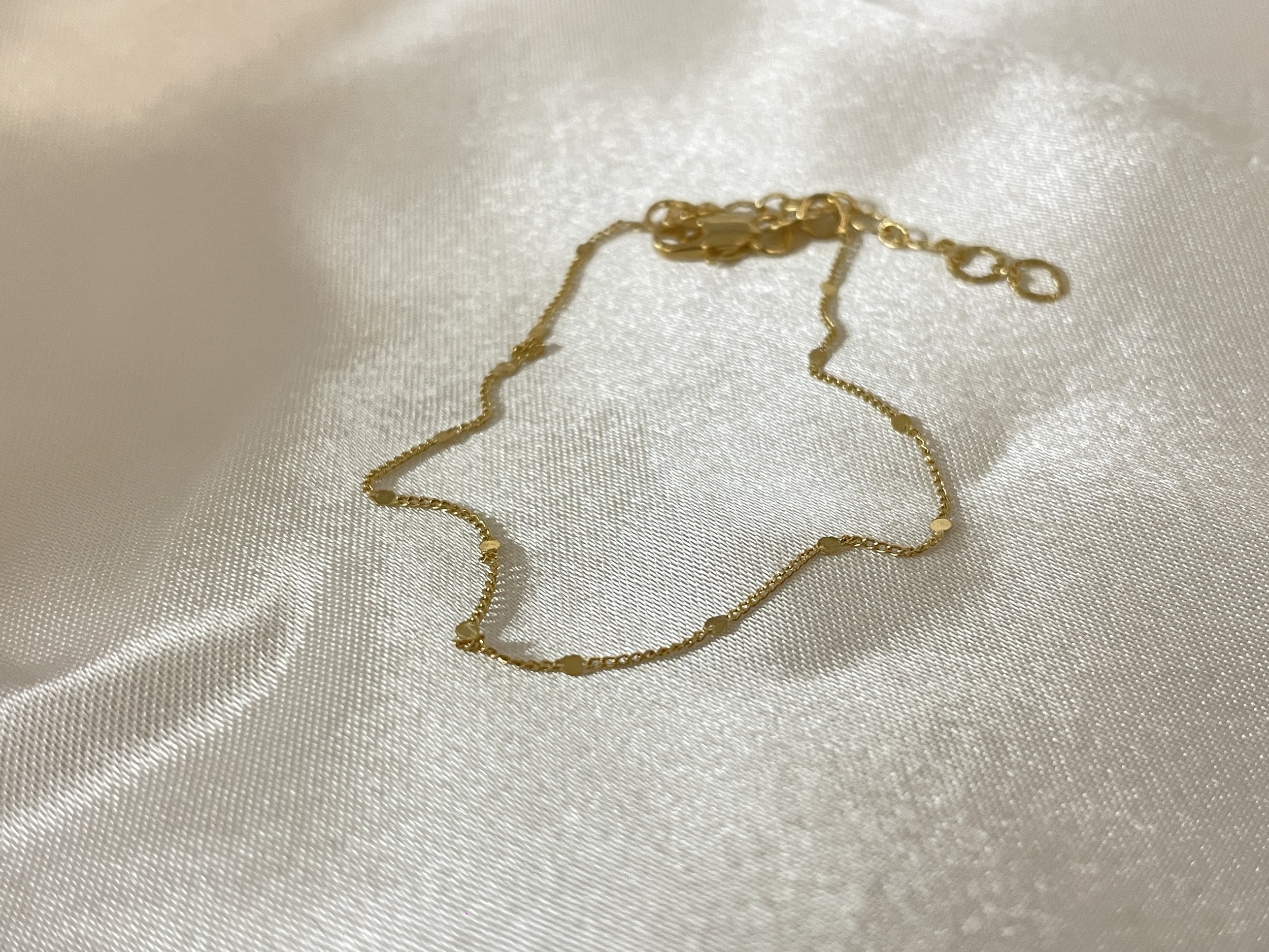 Curb Bracelet With Pressed Details