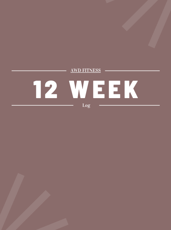 AWD 12 Week Fitness Logbook