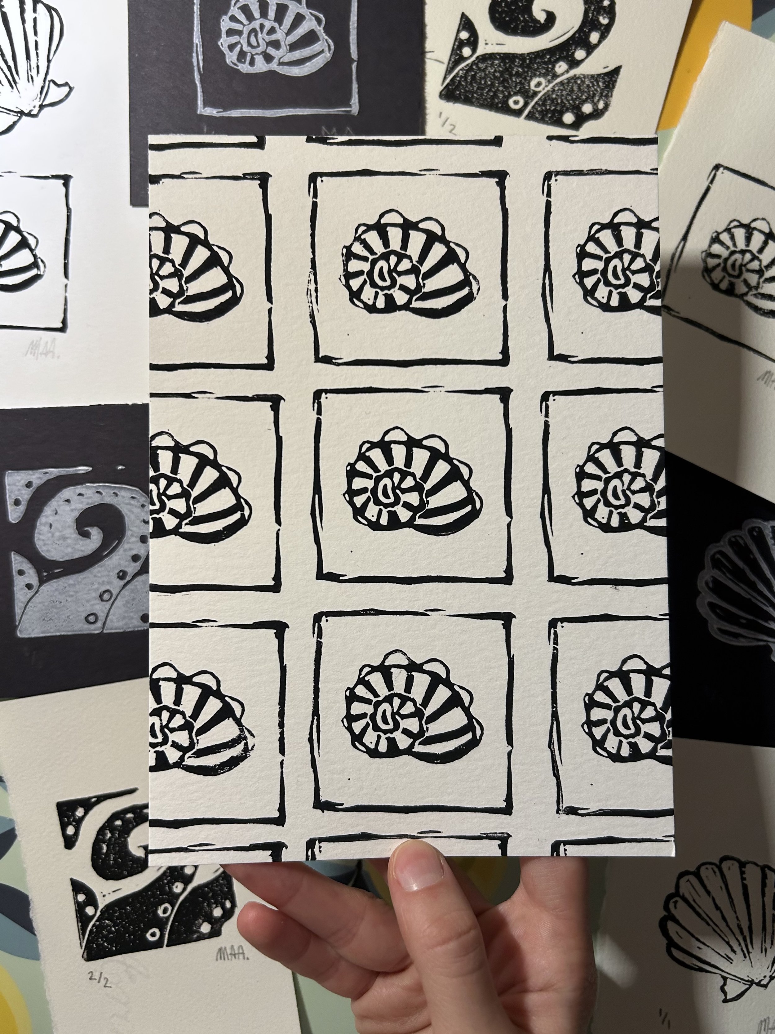 Seashell card
