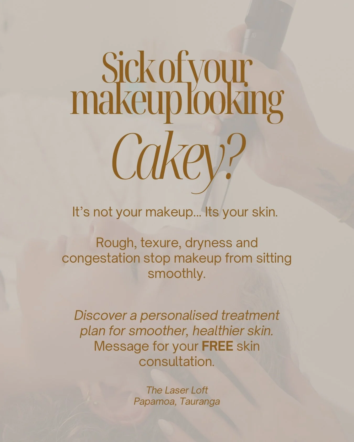 Your makeup isn&rsquo;t the problem 👀

If your foundation looks cakey, patchy, or seems to highlight every little bump, it&rsquo;s often a skin issue rather than a makeup issue.

DM me for a FREE skin consultation and let&rsquo;s get your makeup sit