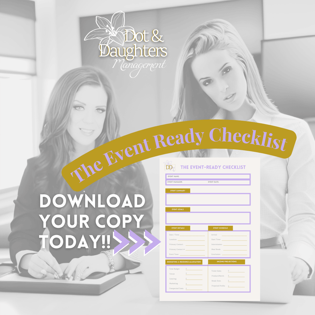 Event ready checklist picture