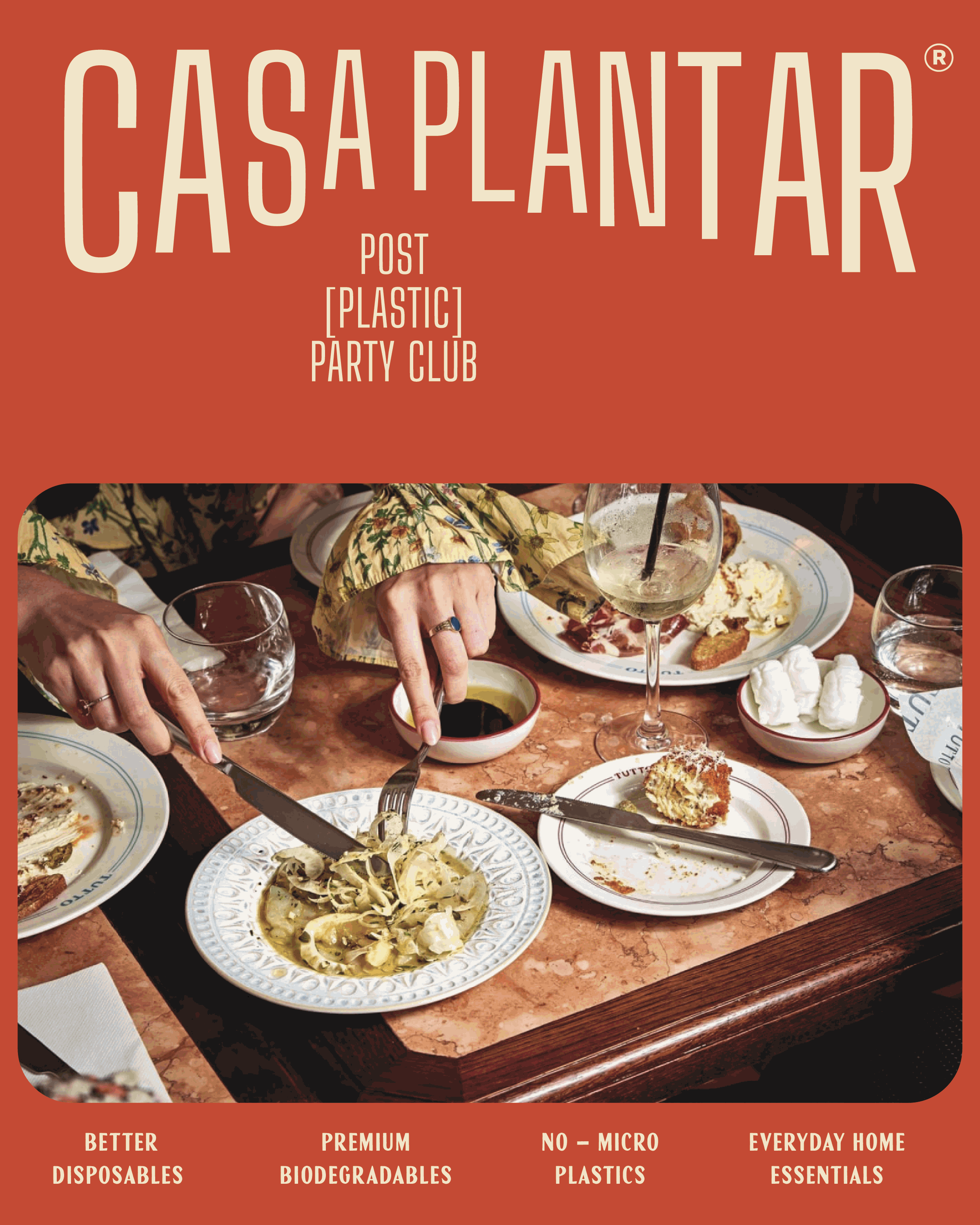 Casa Plantar agave cup sustainability campaign graphic — marketing design by Duo Plus Design