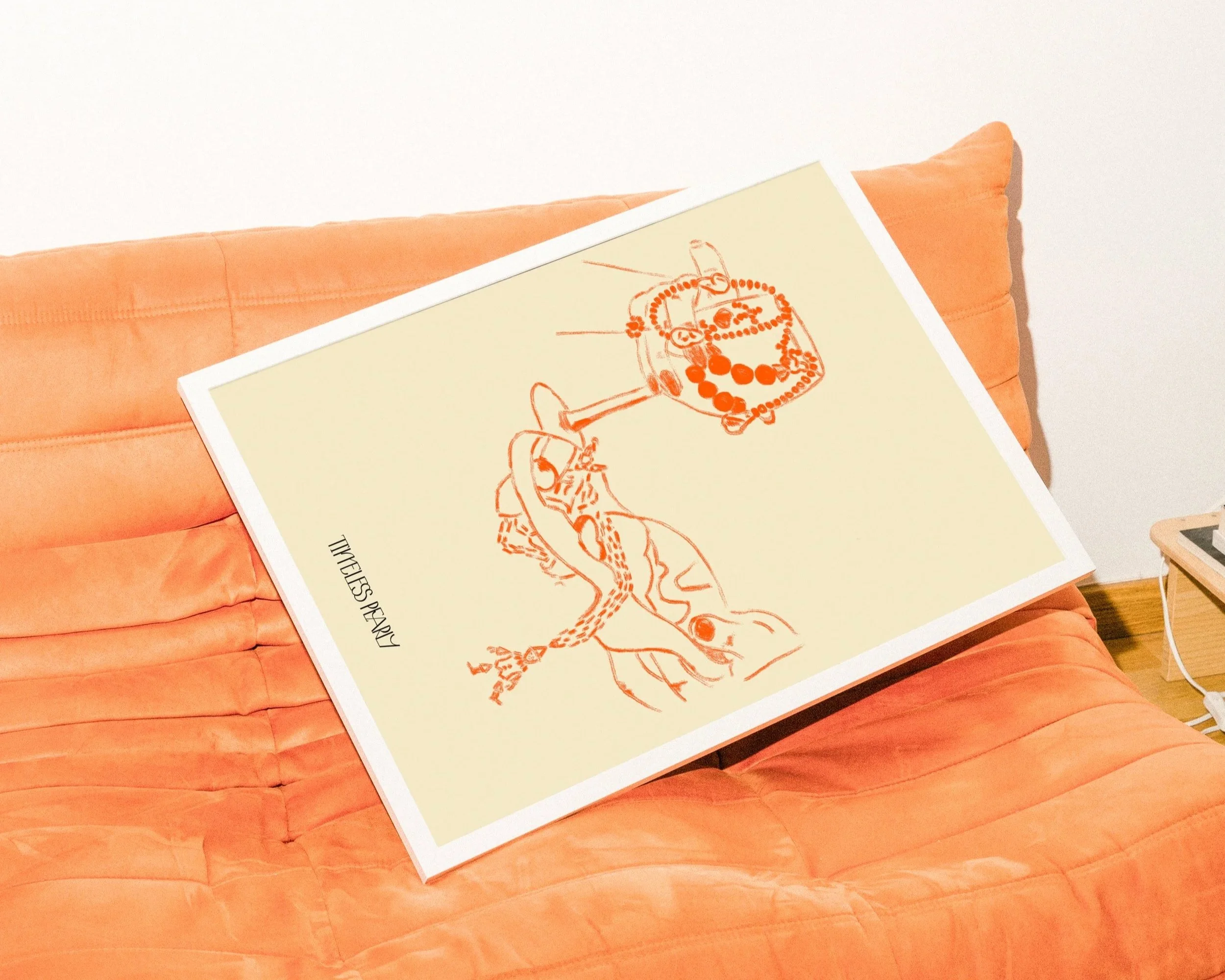 Timeless Pearly marketing poster design for PFW23 — by Duo Plus Design