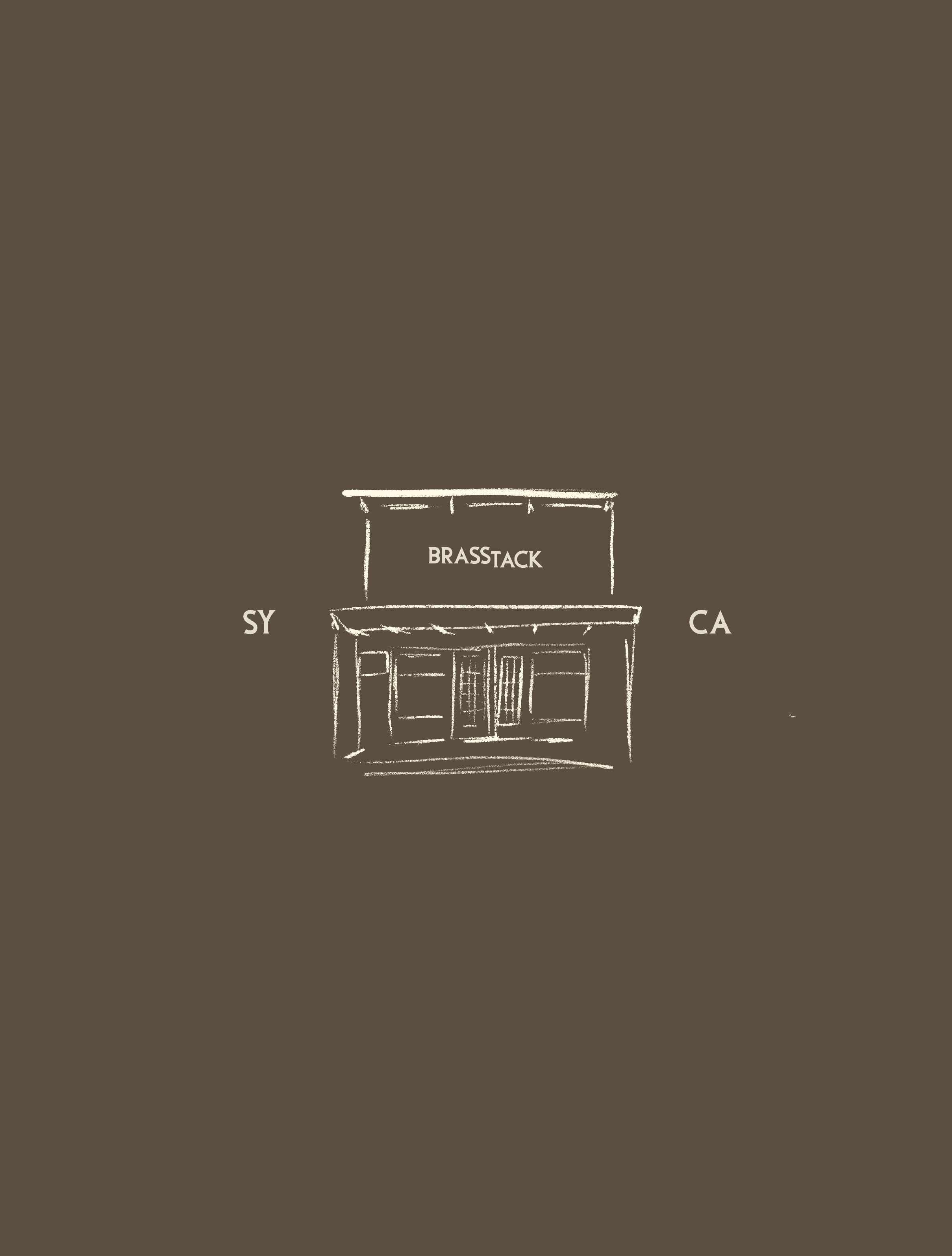 Brass Tack western boutique logo illustration — brand identity by Duo Plus Design, Santa Ynez CA