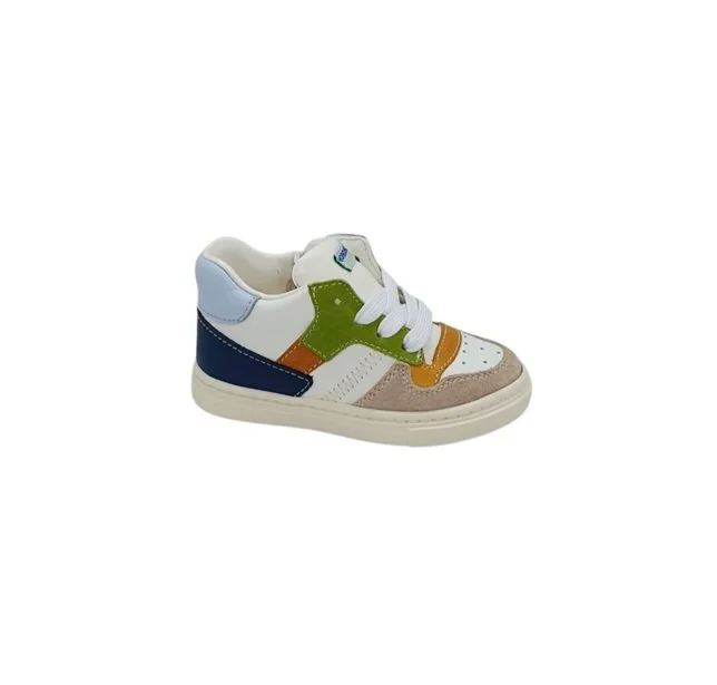 Rondinella sneaker wit tip zand