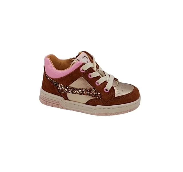 Romagnoli sneaker cognac rosé