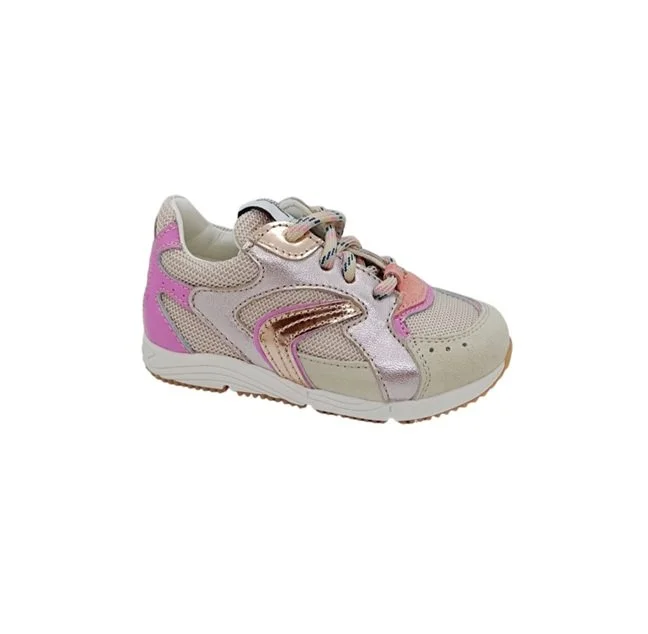 Ocra runner mini - ecru goud roze cipria metallic