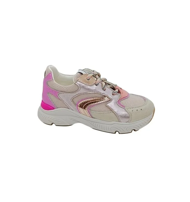 Ocra runner ecru - goud - roze - cipria metallic