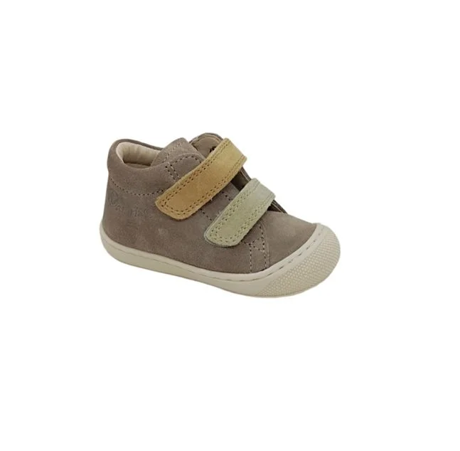 Naturino cocoon taupe suède - velcro kakhi oker