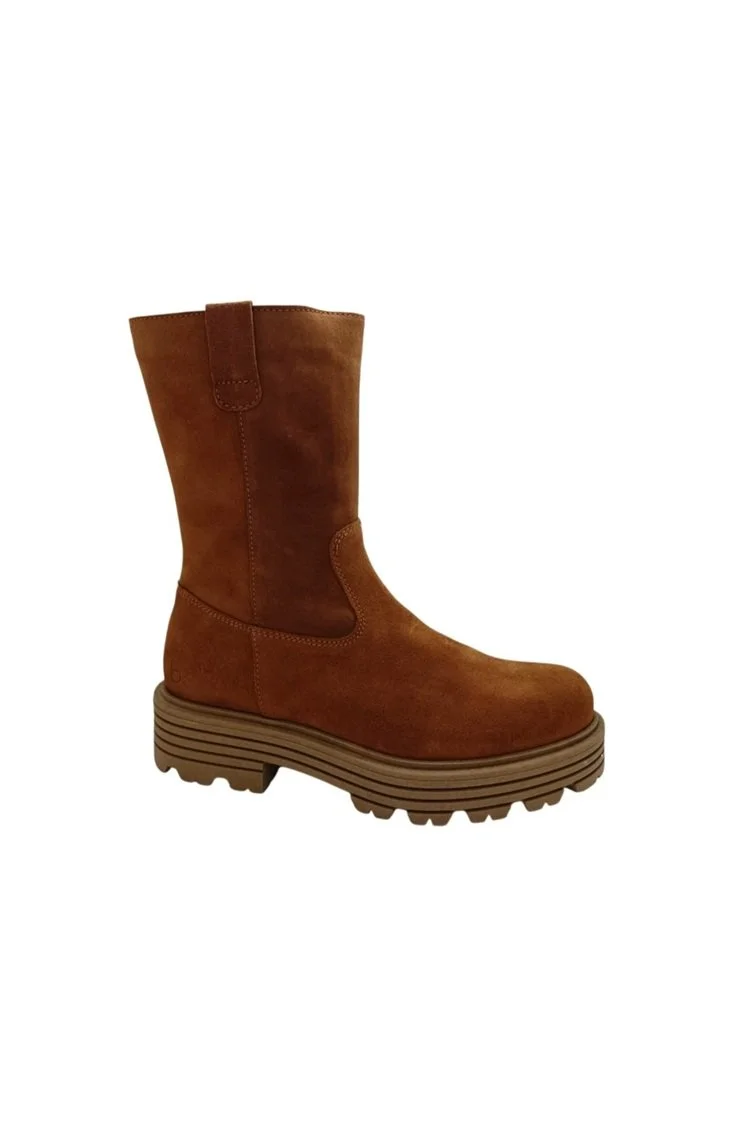 Beberlis laars suède cognac — Marcel Kids Shoes