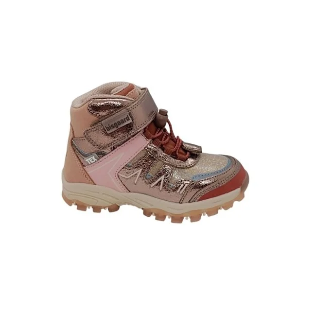 Bisgaard wandelschoen rosé metallic