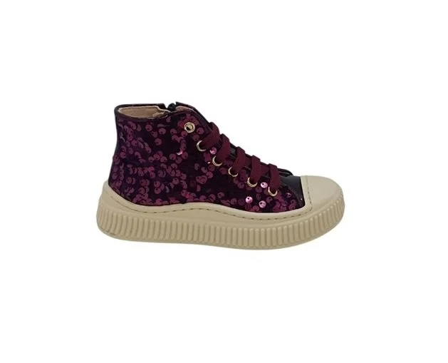 Beberlis sneaker bordeaux paillet